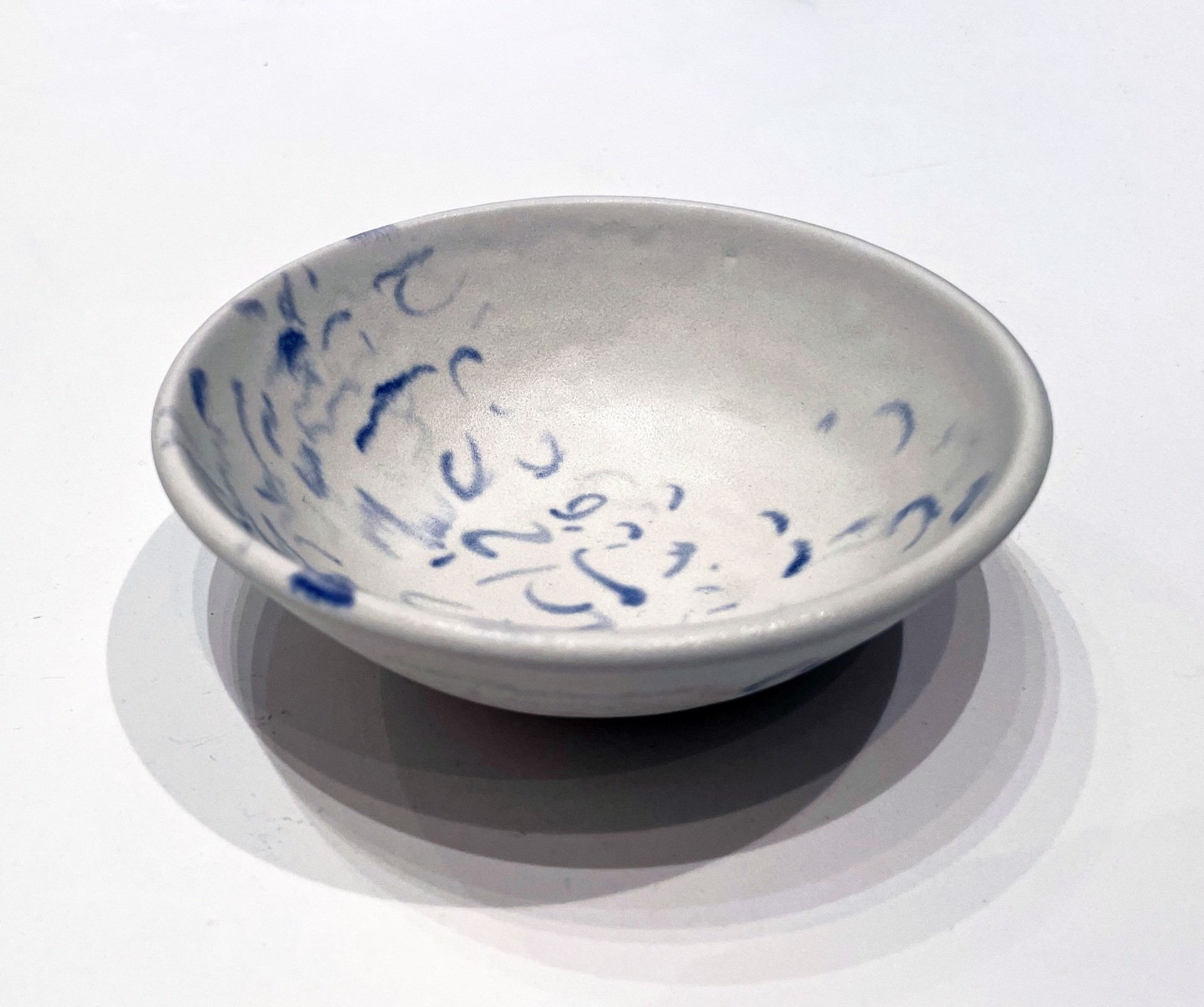 Medium Blue Bowl by Bean Finneran
