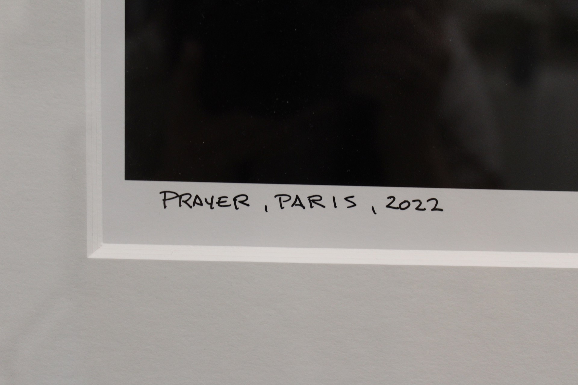 Prayer, Paris, 2021 (framed) by James Hayman