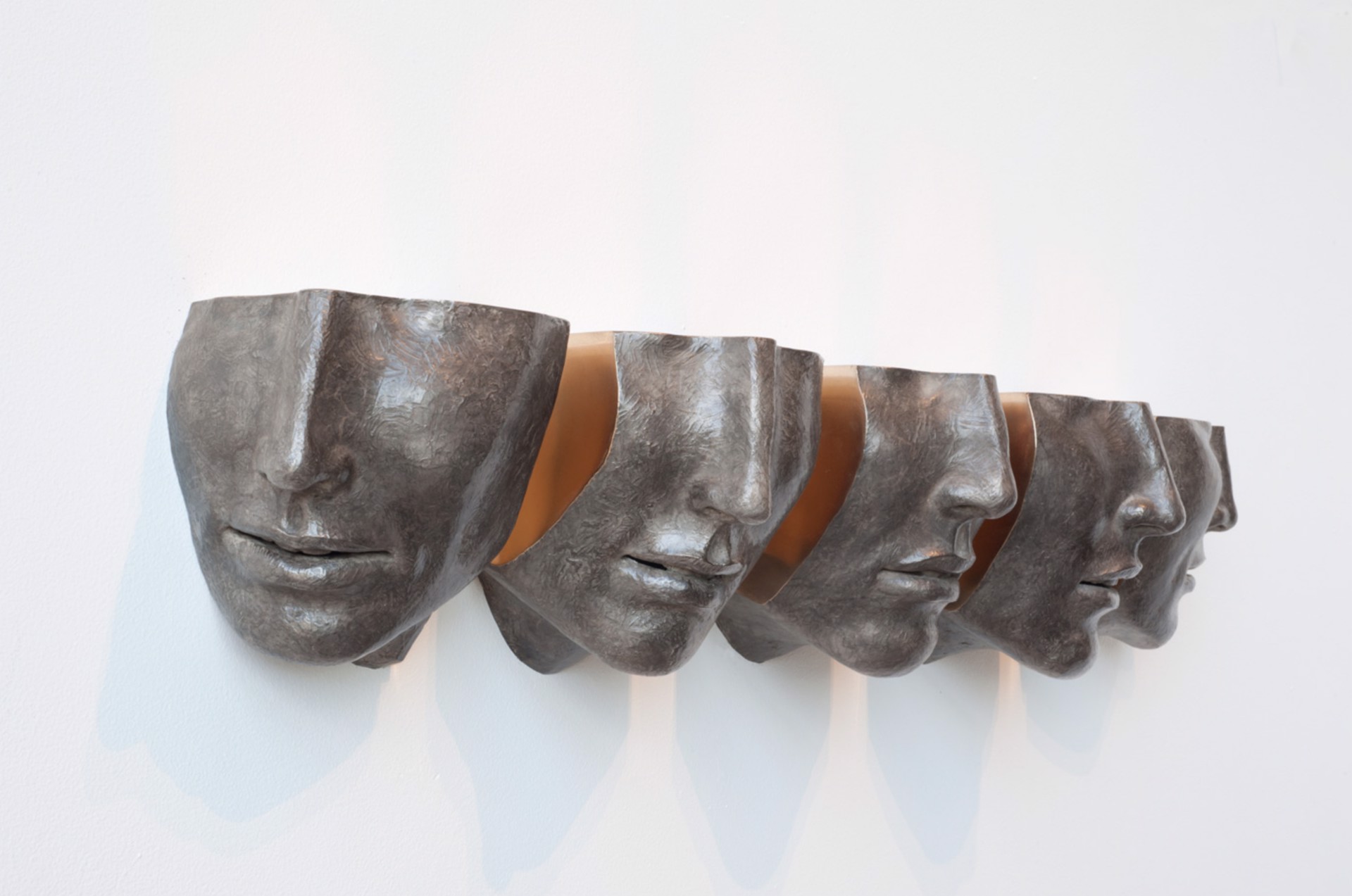 SET OF FIVE FACE FRAGMENTS 7/12 by Susan Stamm Evans