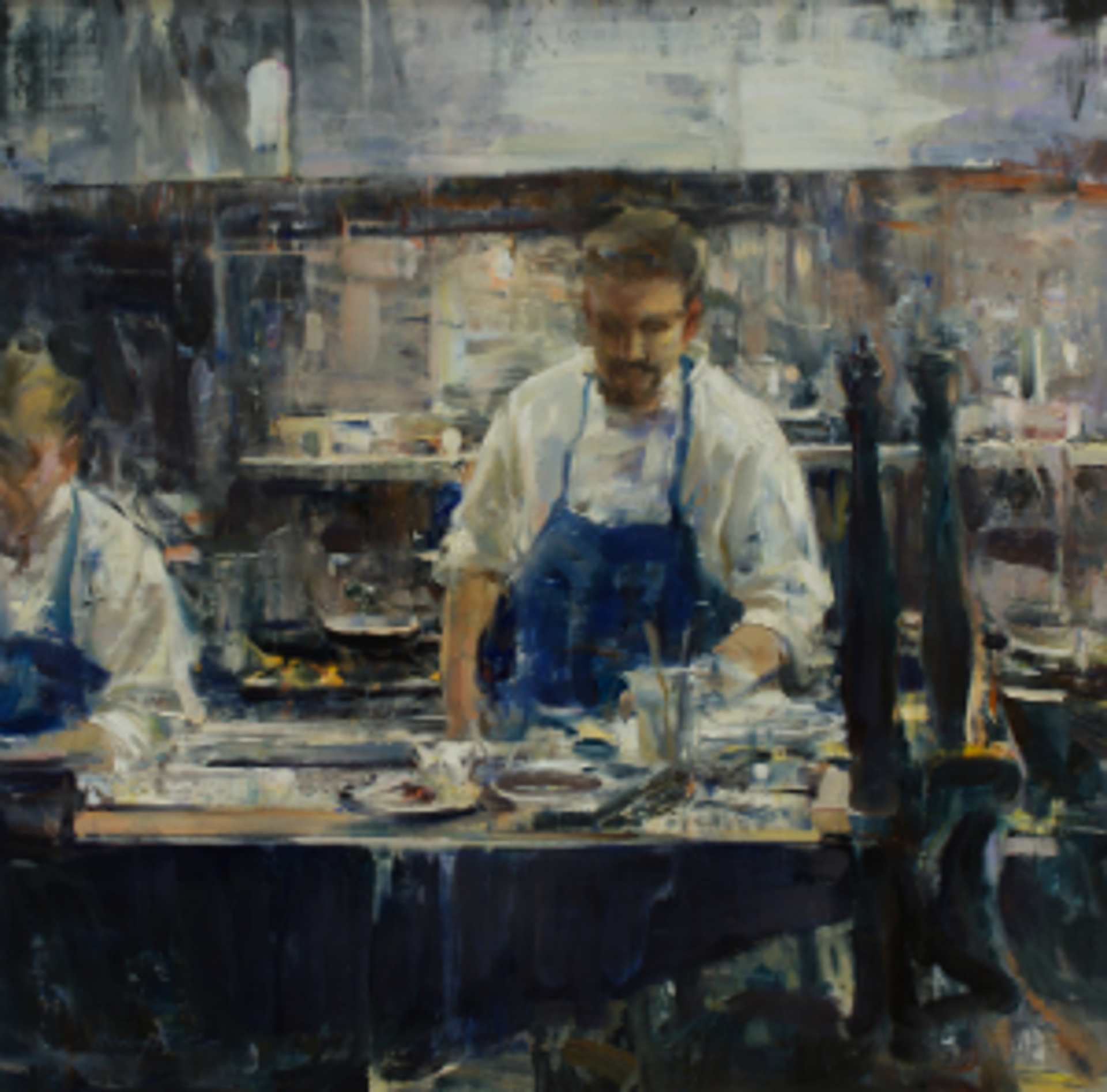 Kitchen Blue by Quang Ho