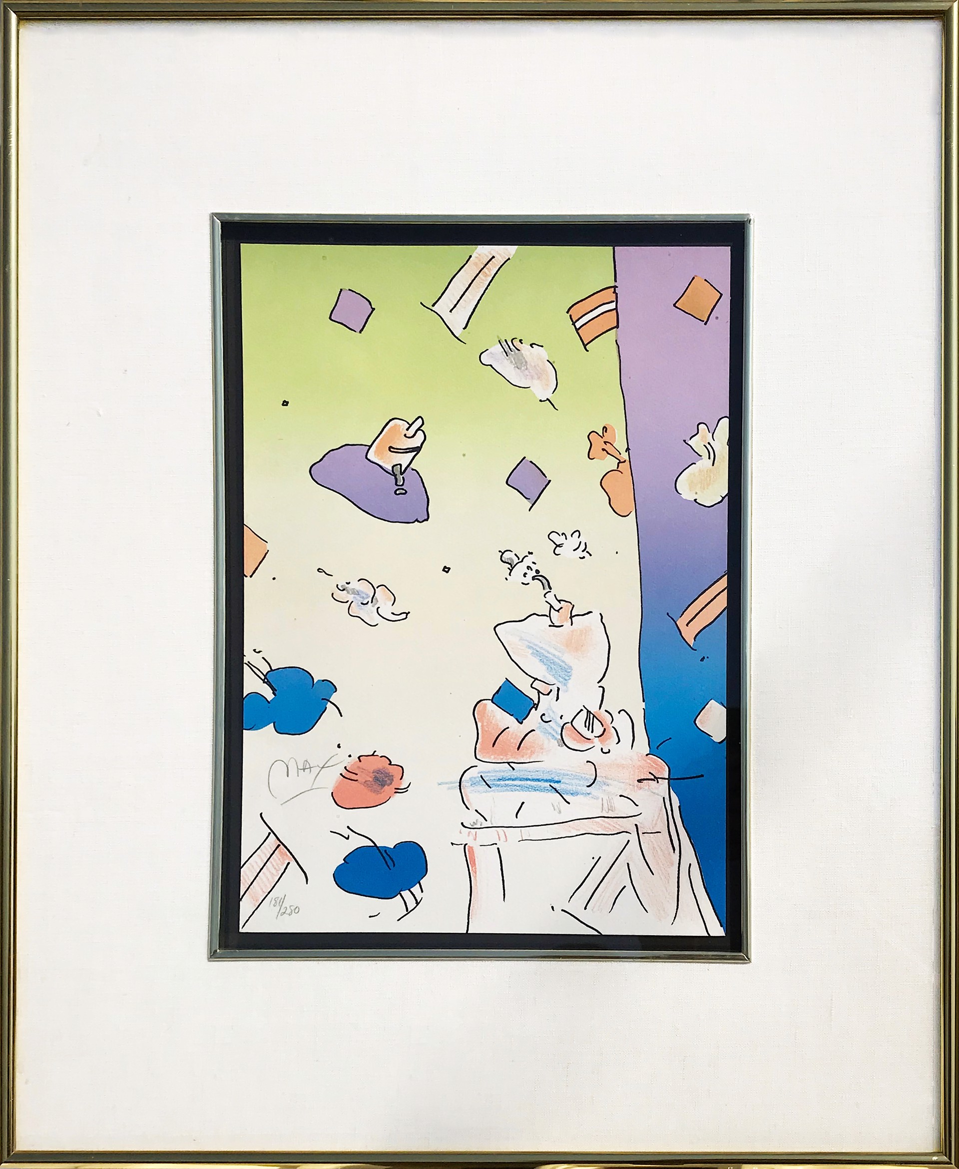 Soft Chair and Wall (Pique Dame Suite) by Peter Max