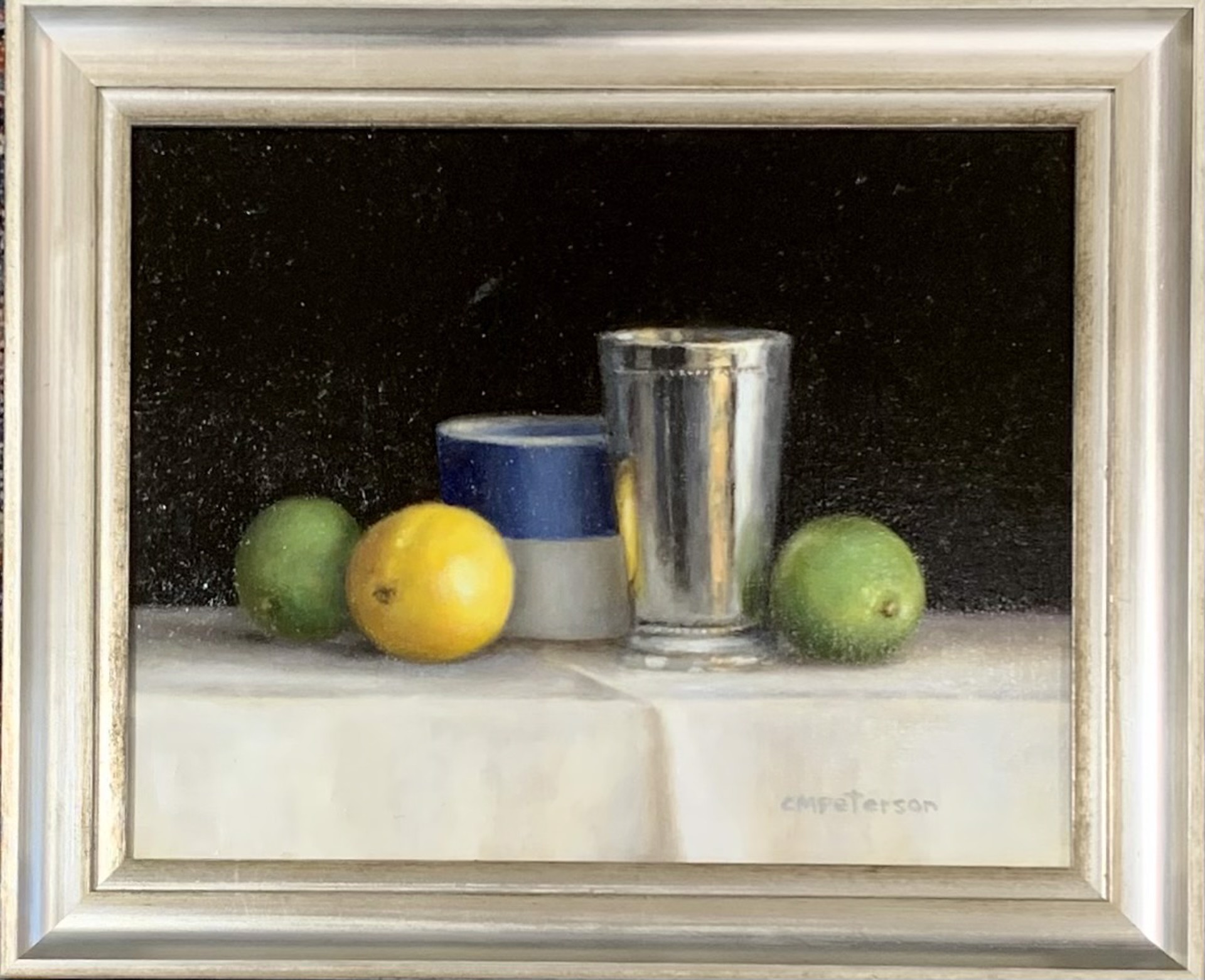 Limes with Silver Cup by Cindy Peterson