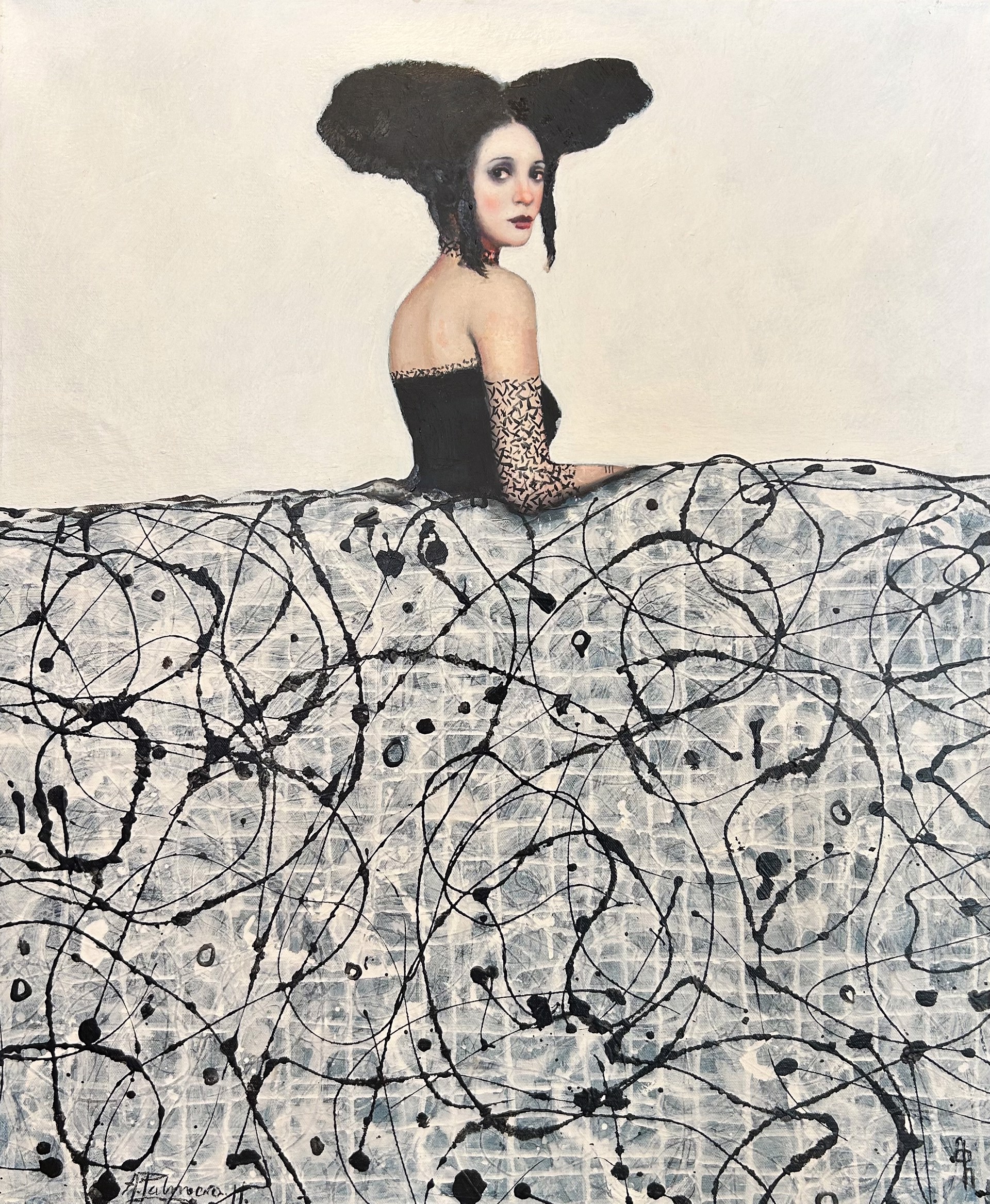 Menina de Espaldas by Alfredo Palmero