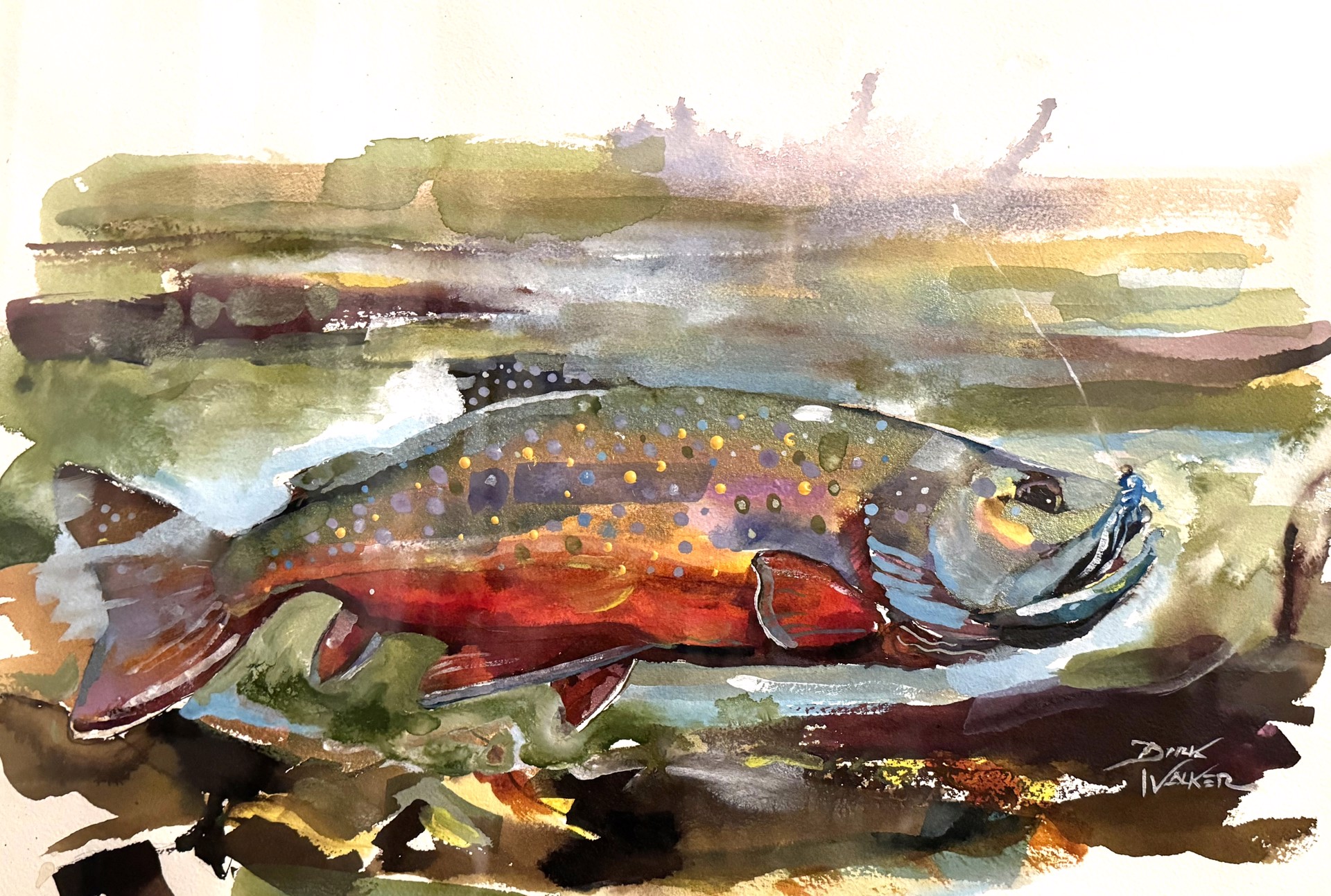 Fish On by Dirk Walker