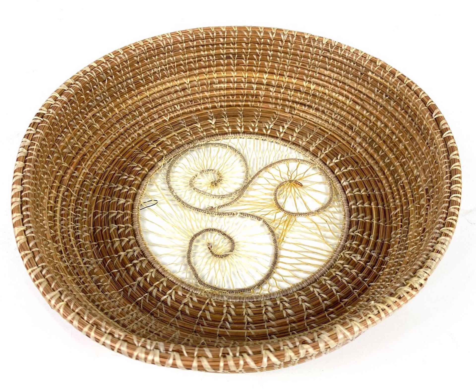 Round Basket with 3 Curls by Jacqueline Green