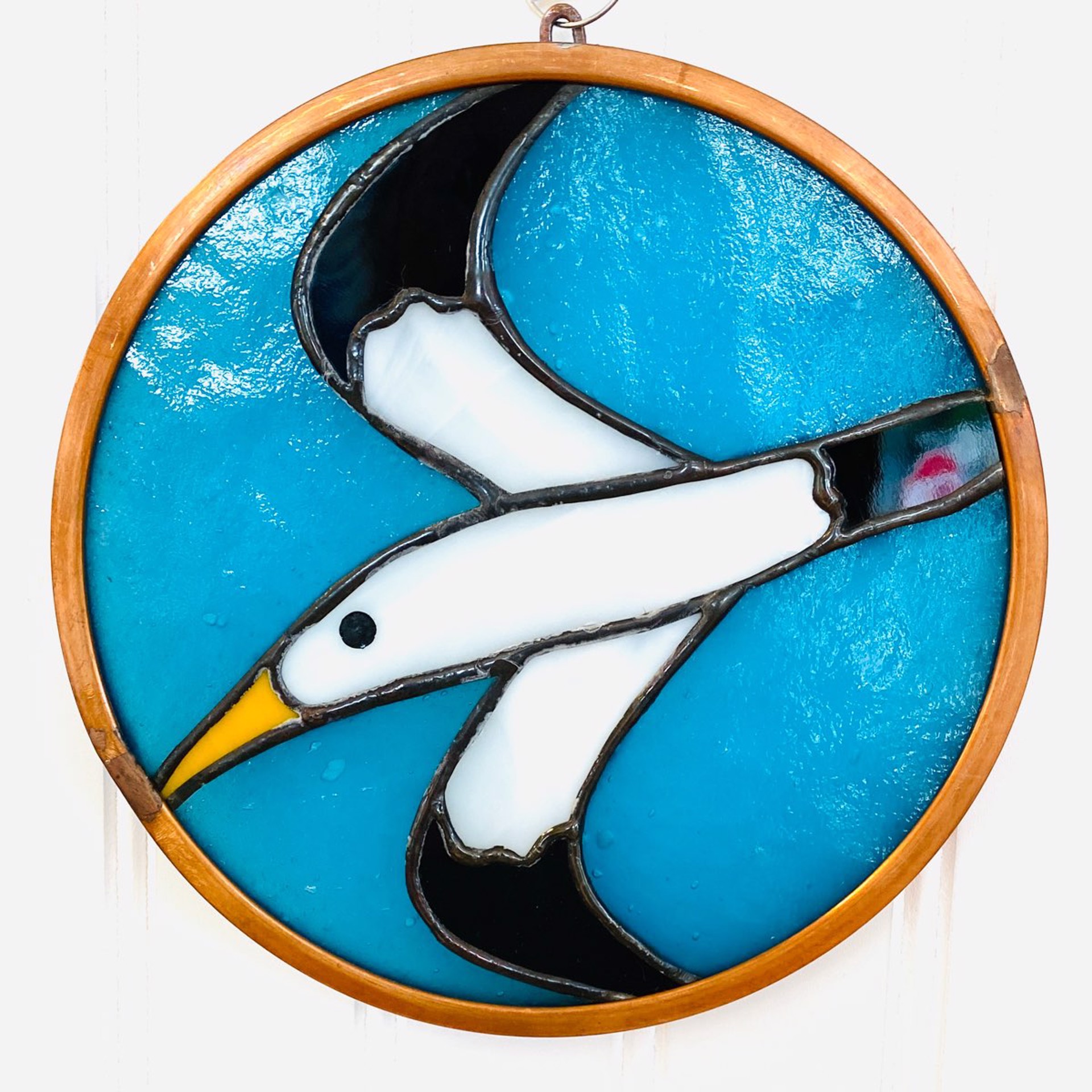7"Seagull with Copper Trim JS23-27 by John Schumacher