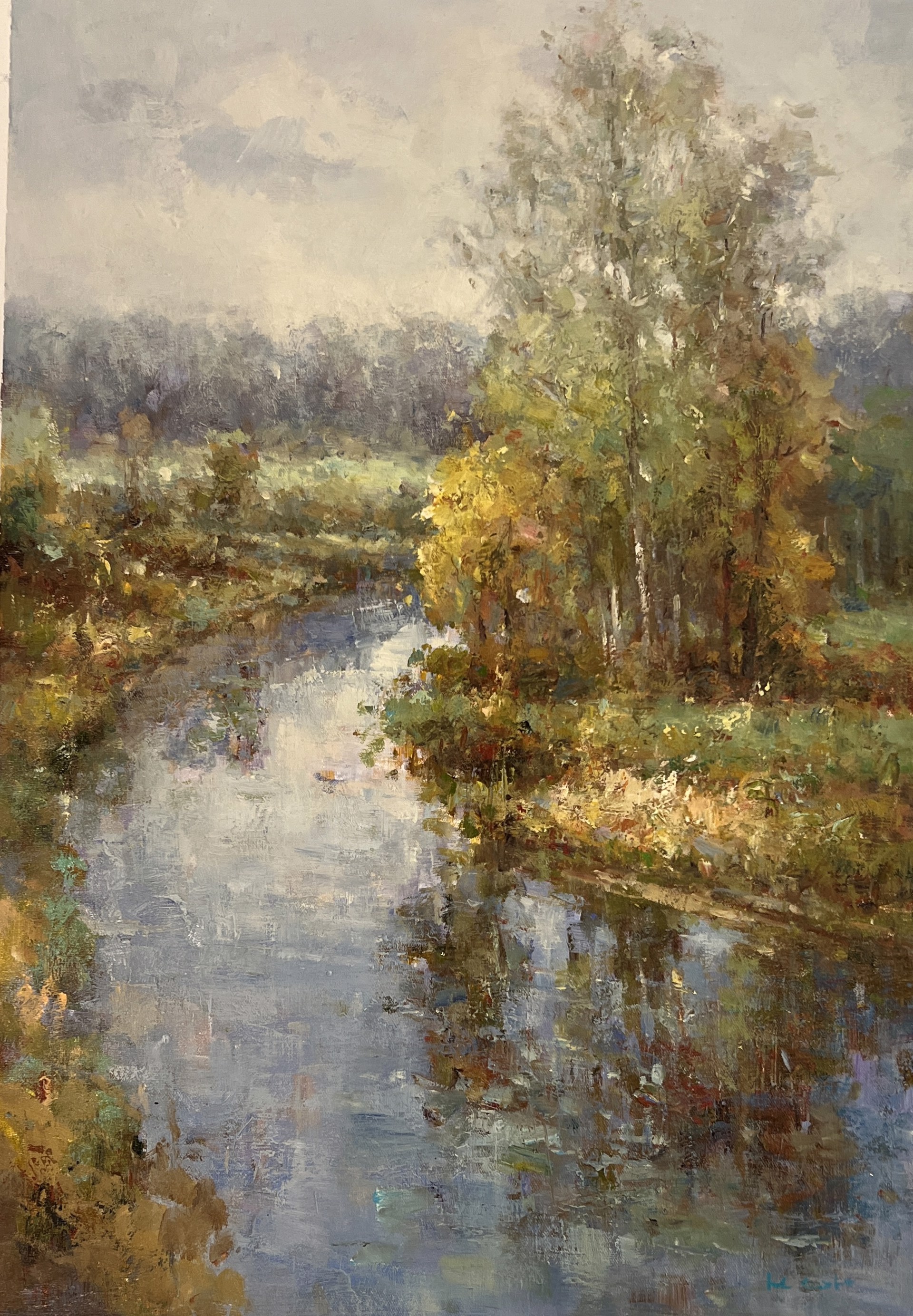 BEND IN THE CREEK II by H COLE