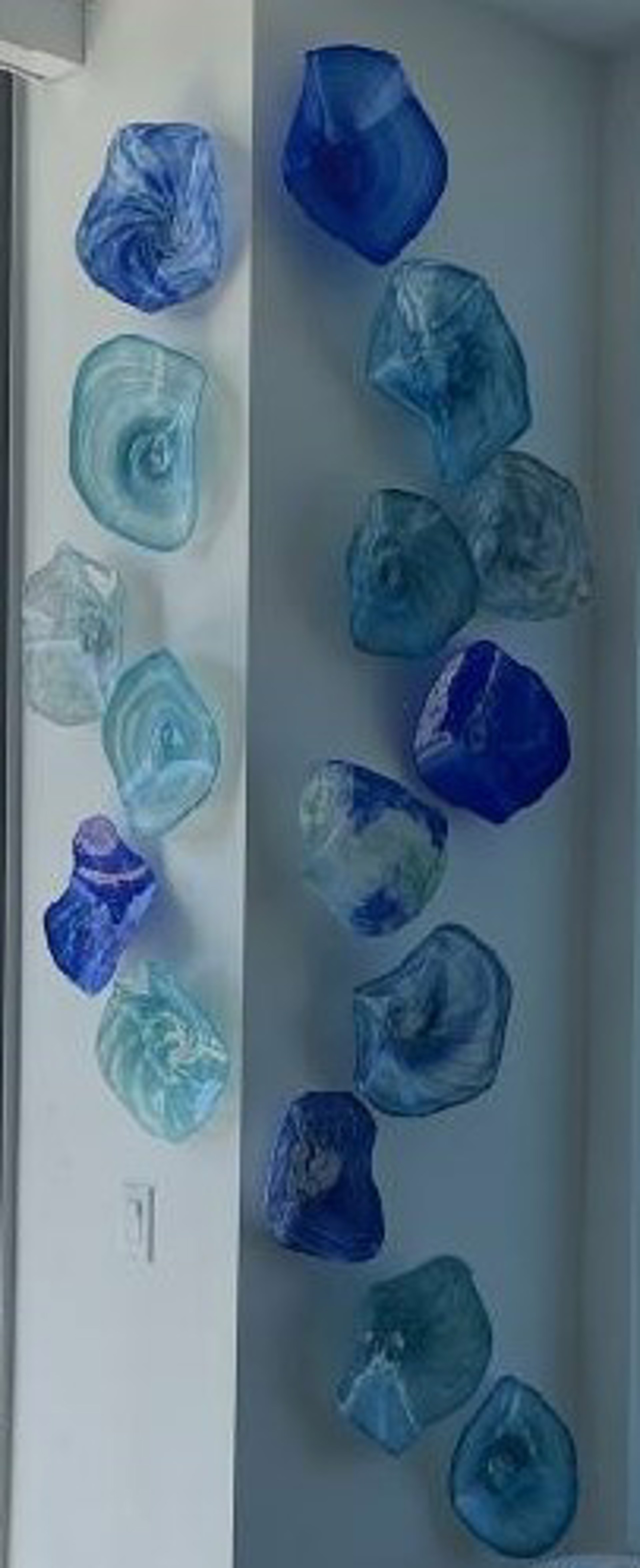 13 Piece Glass Installation (2024) by T. Miller