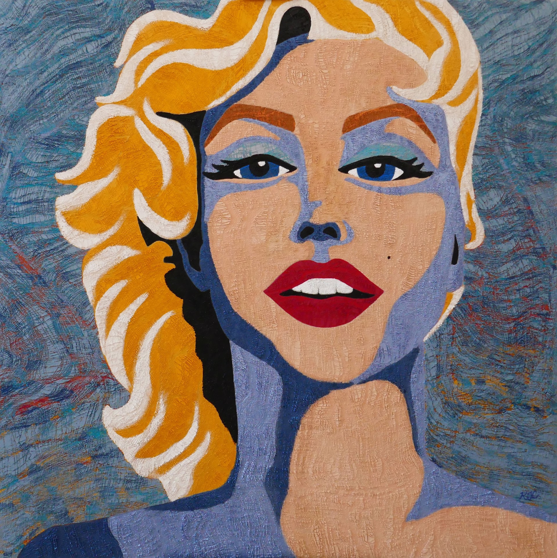 Marilyn Monroe In Summer Wind by Karen I Coates