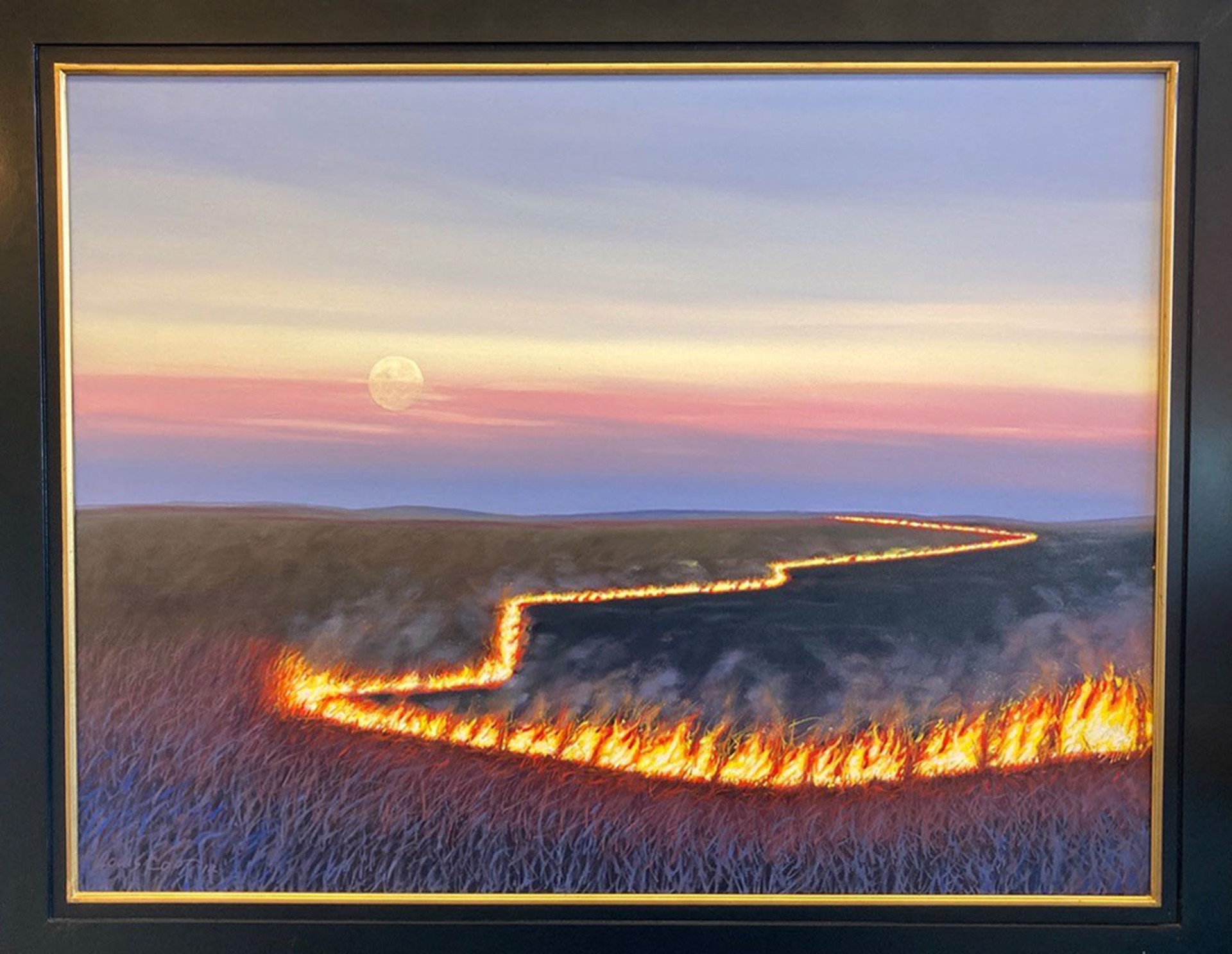 Late Burn at Teeter Rock by Louis Copt