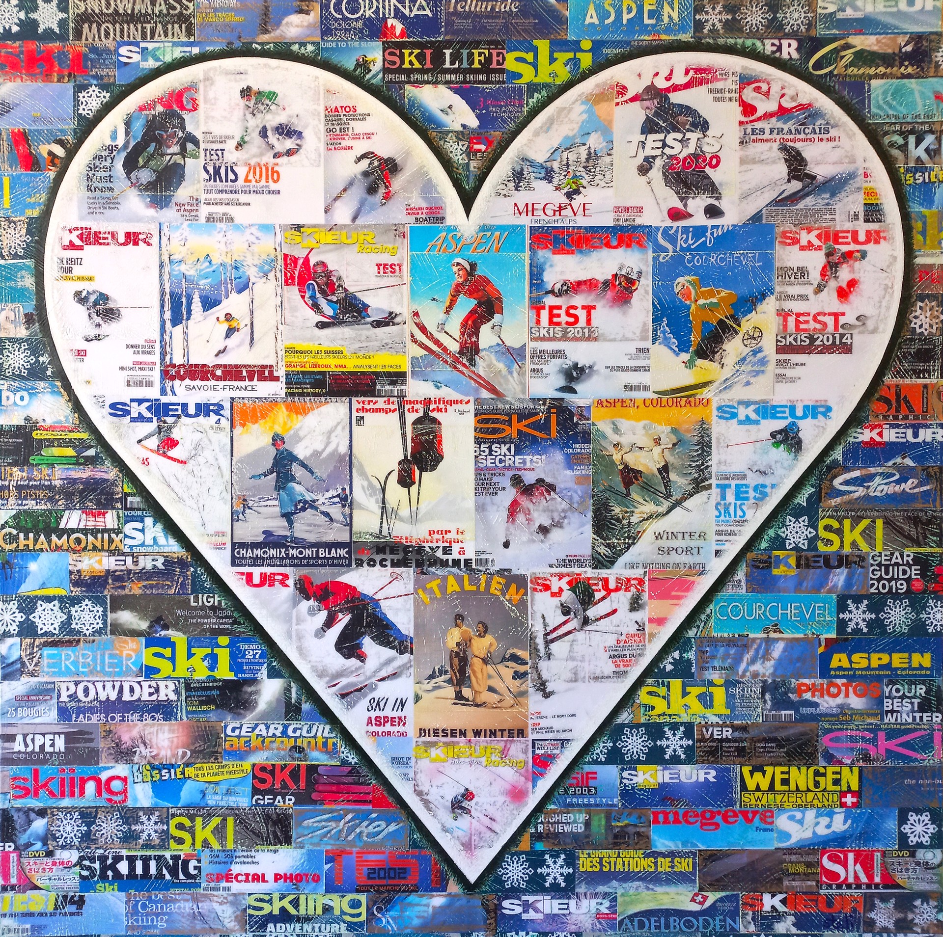 Ski Heart 7 by Steli Christoff