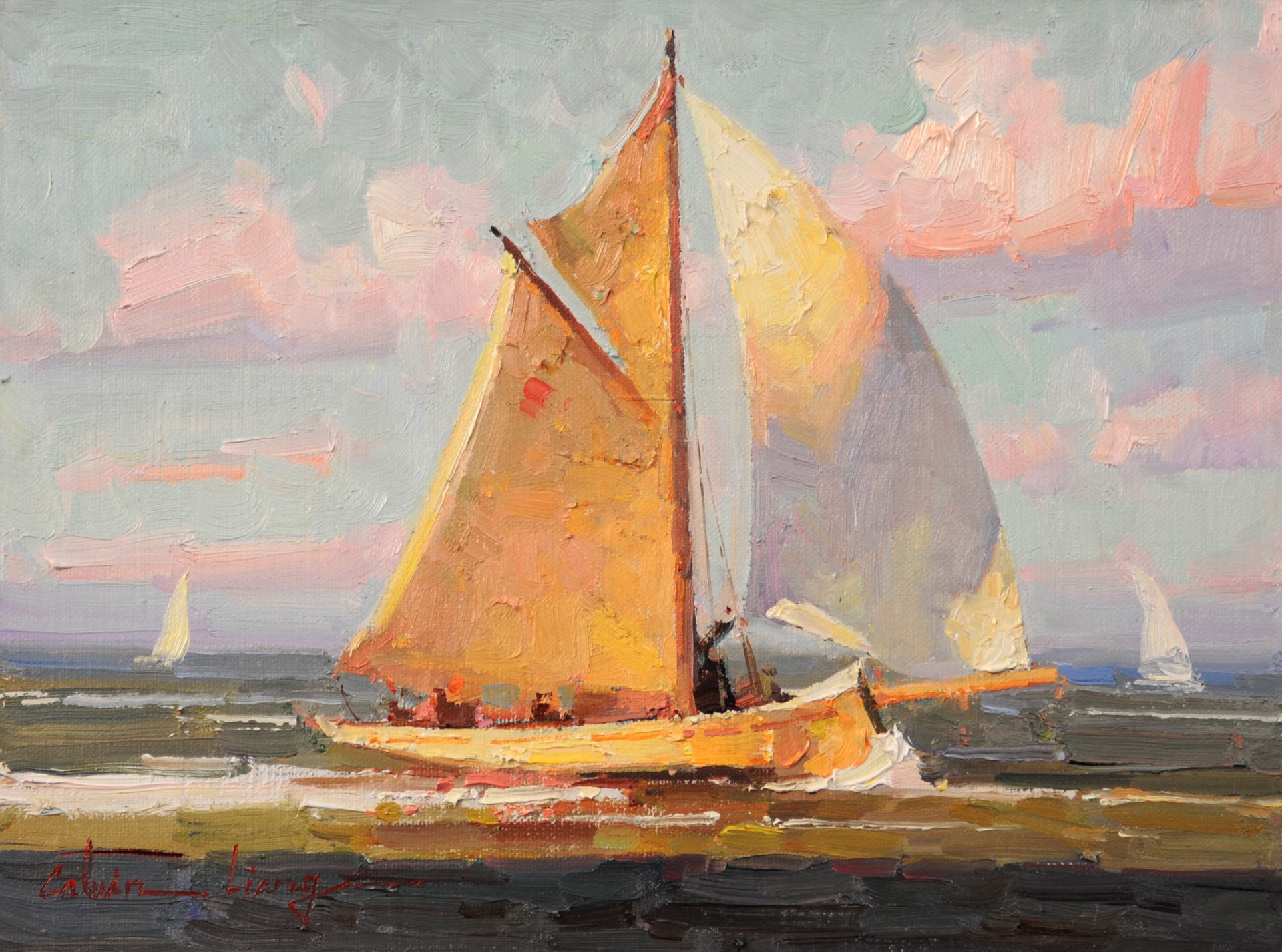 Sailing Along by Calvin Liang