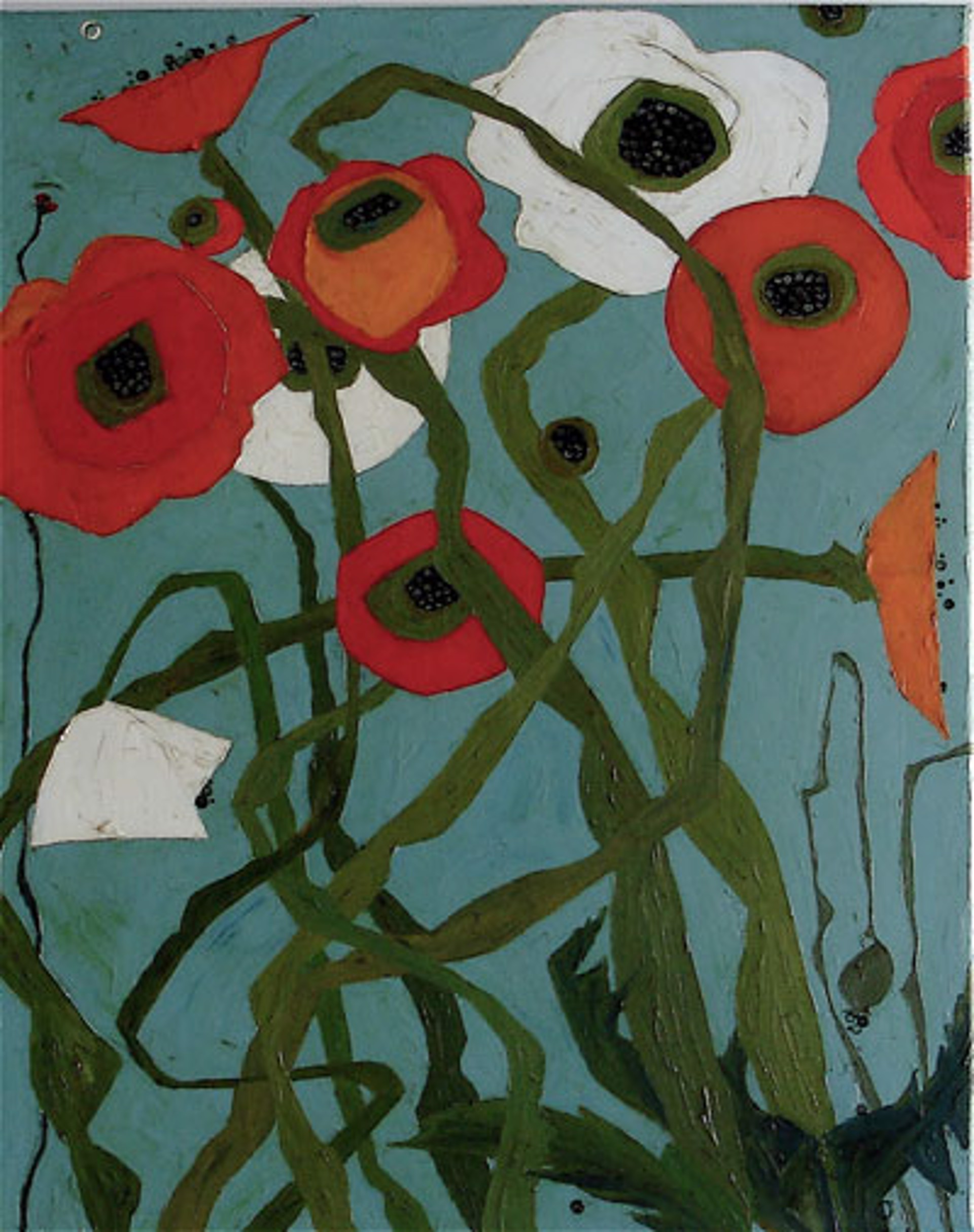 A Bundle of Poppies by Karen Tusinski