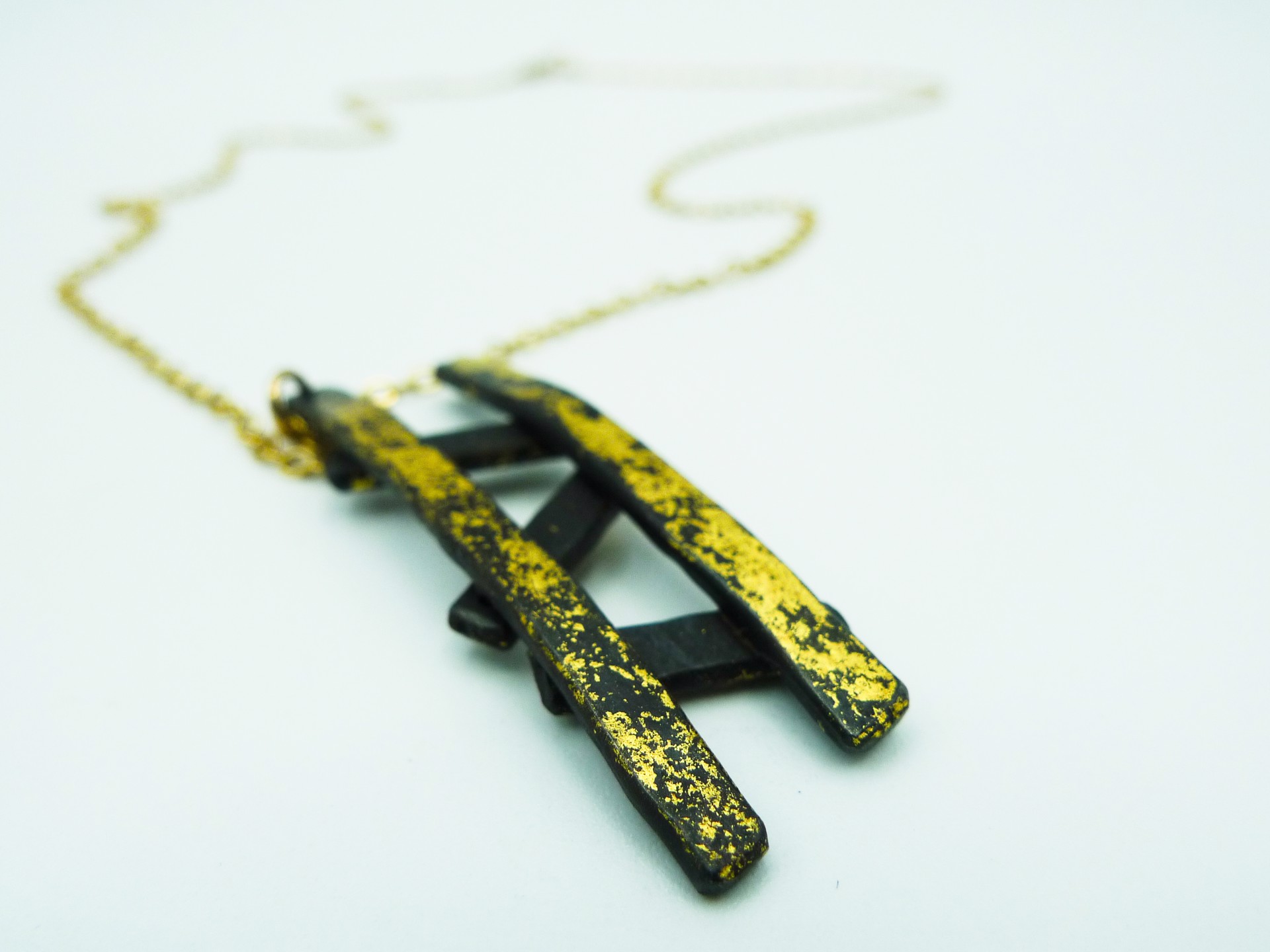 Ladder Pendant Necklace by Susanne Henry