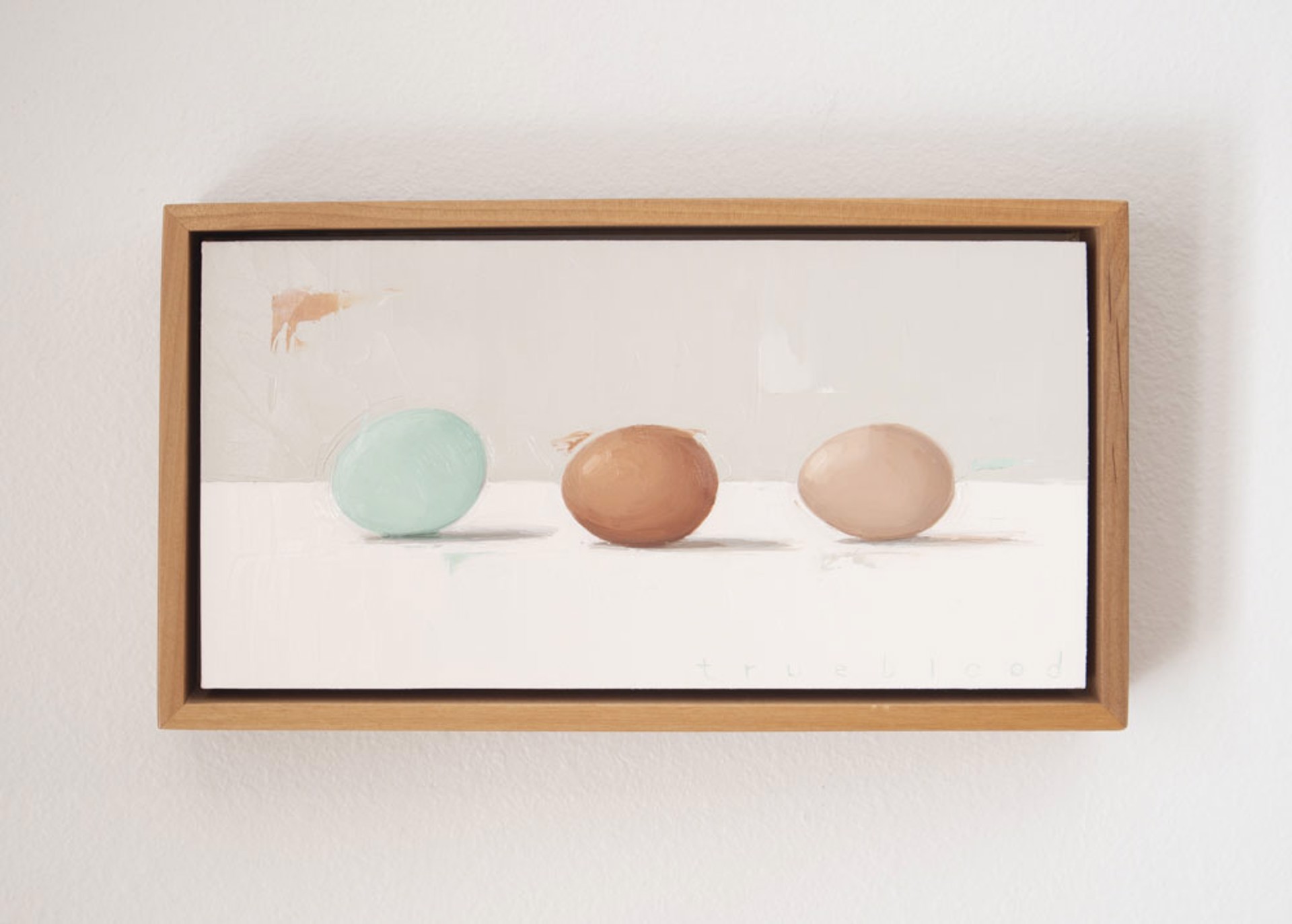 Farm Egg Trio by Megan Trueblood