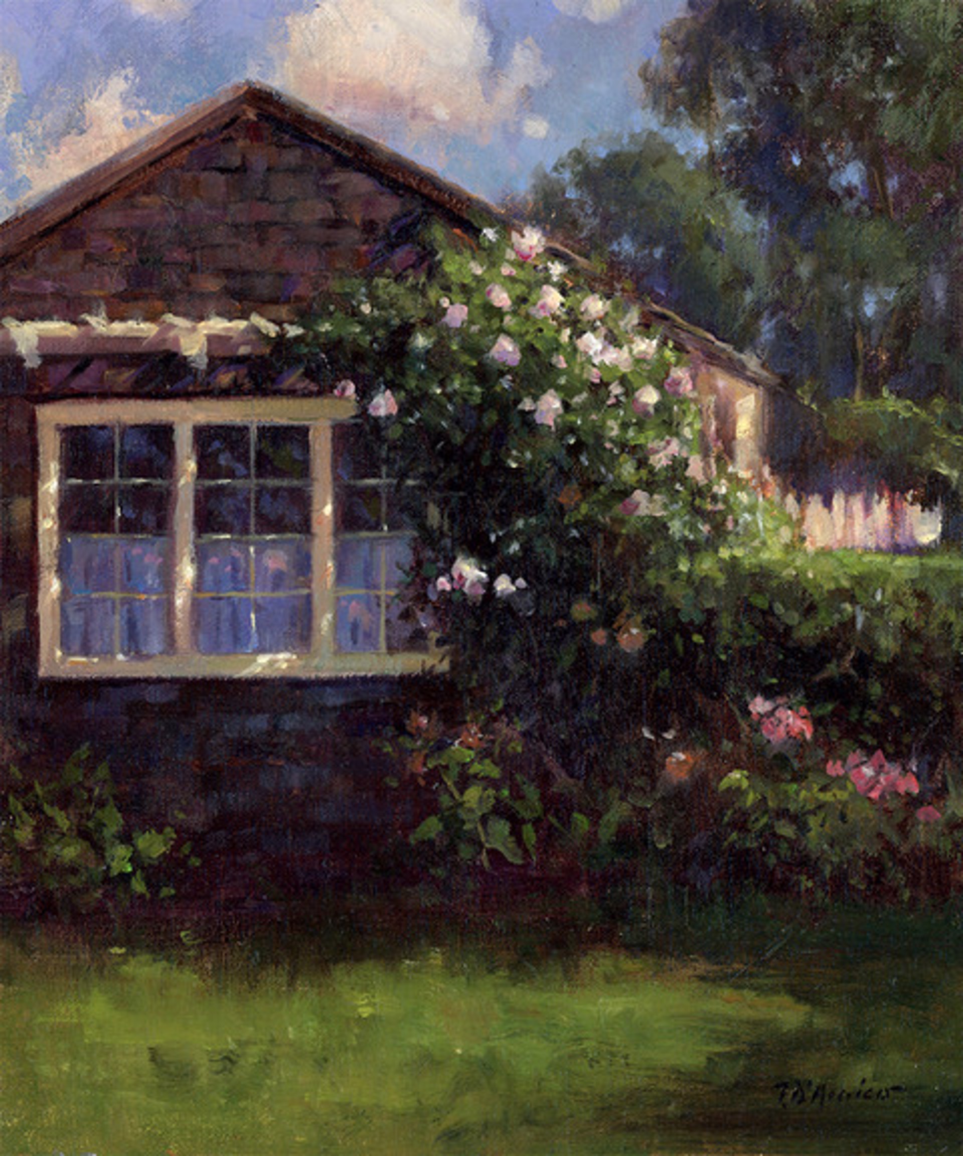 The Rose Cottage by Tony D'Amico