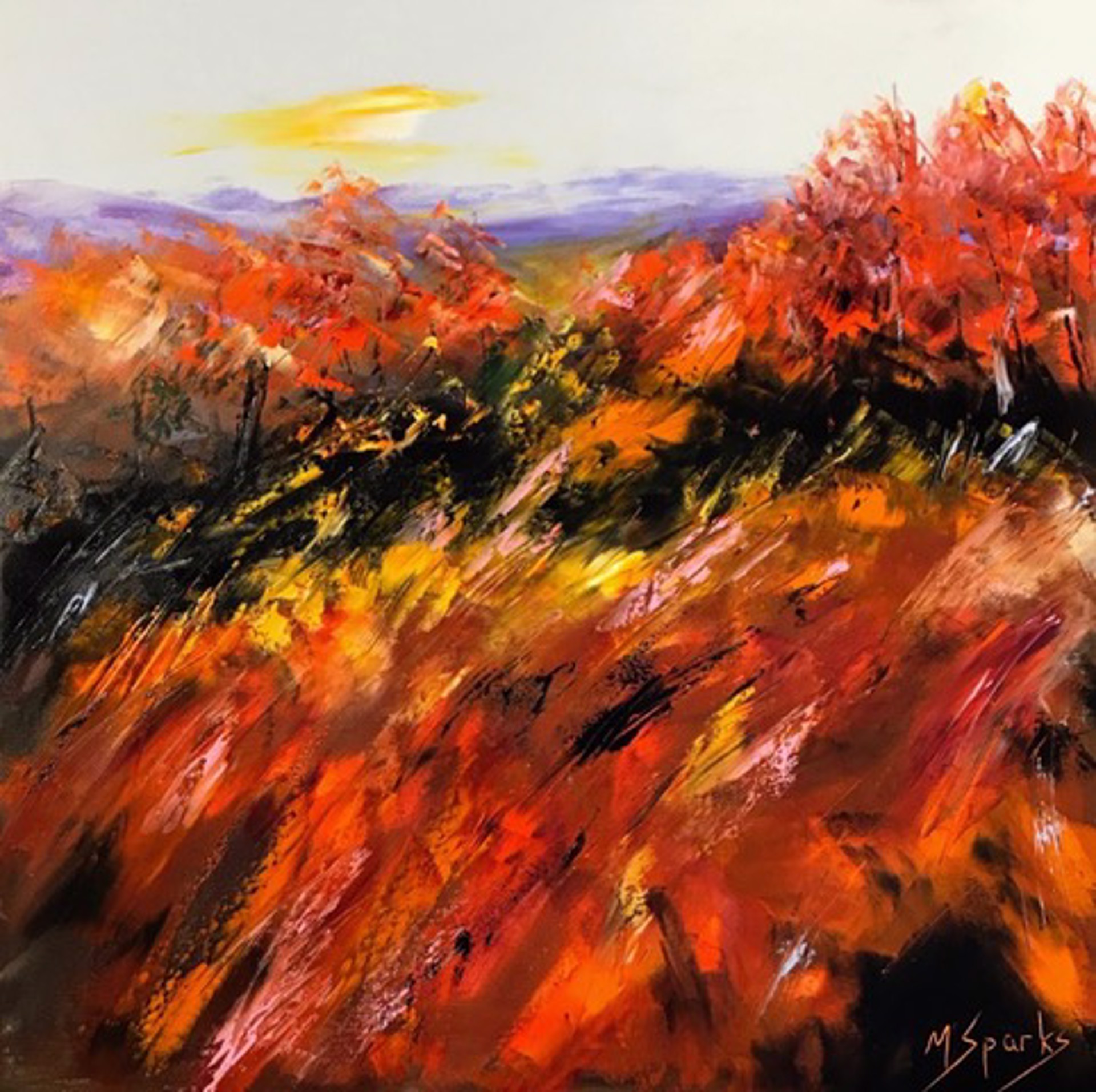 Fall's Vibrancy by Marilyn Sparks