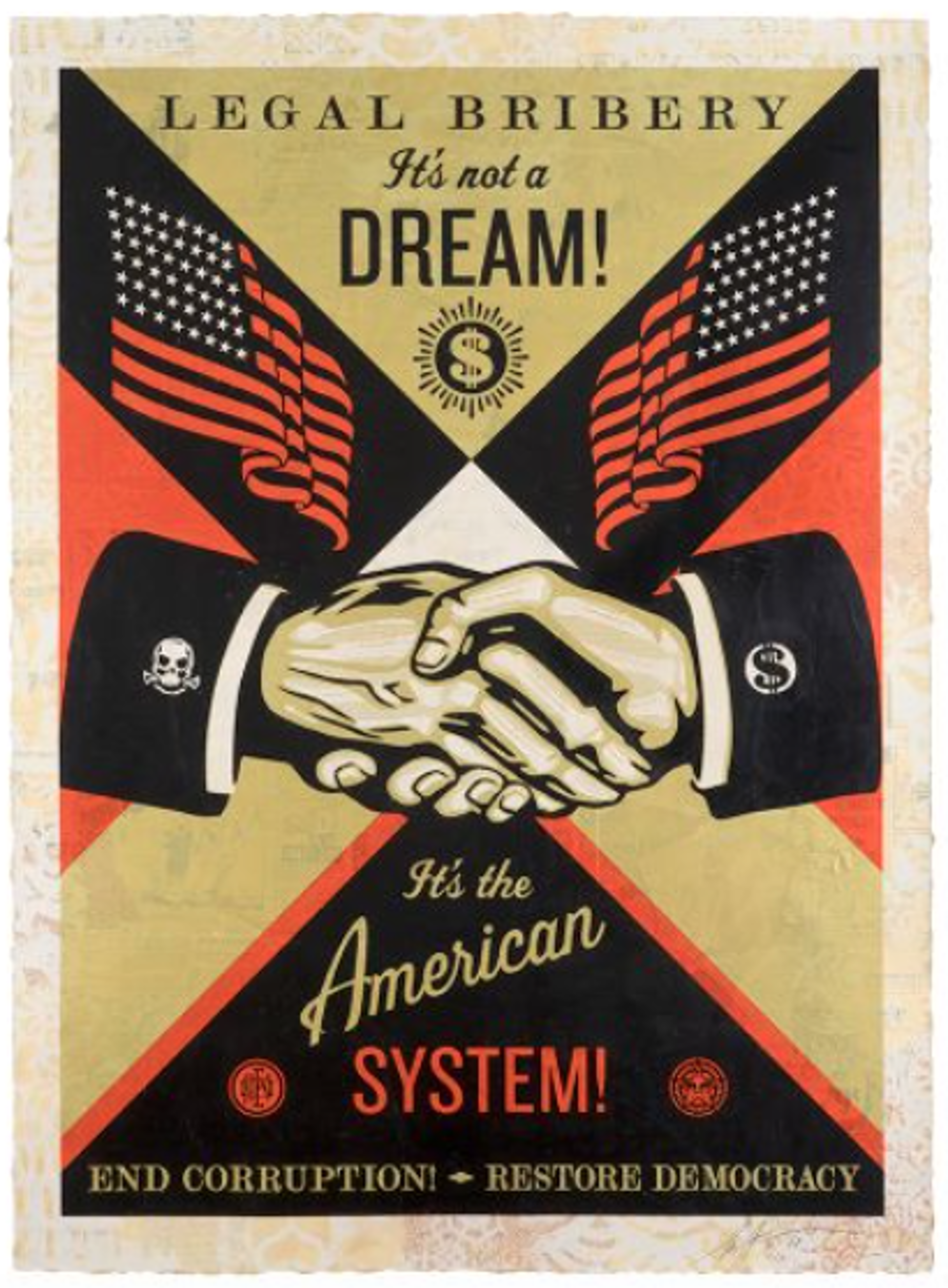End Corruption by Shepard Fairey / Limited editions