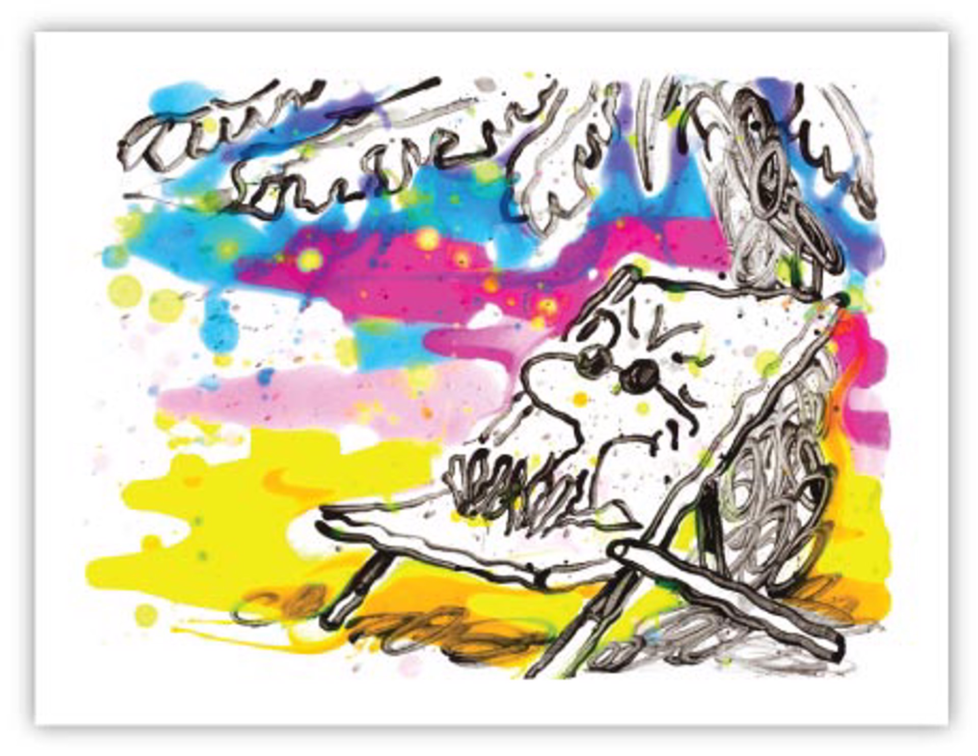 Beneath the Palms, The Sparkling Croissant by Tom Everhart
