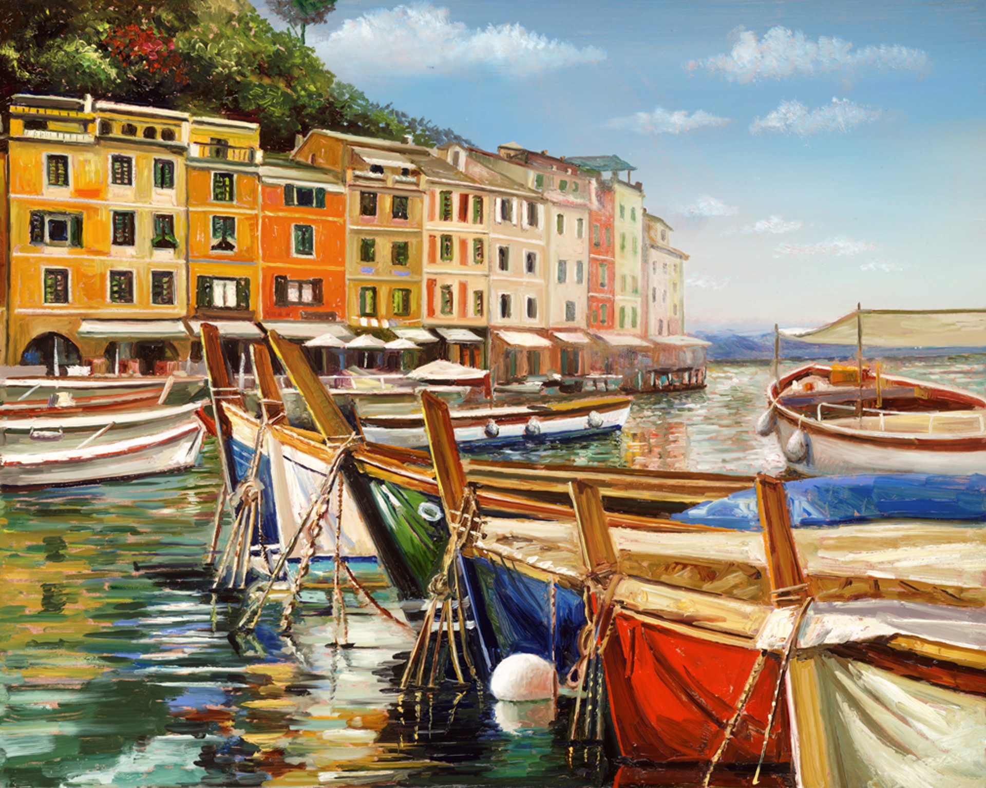 Colori in Portofino by The Twins