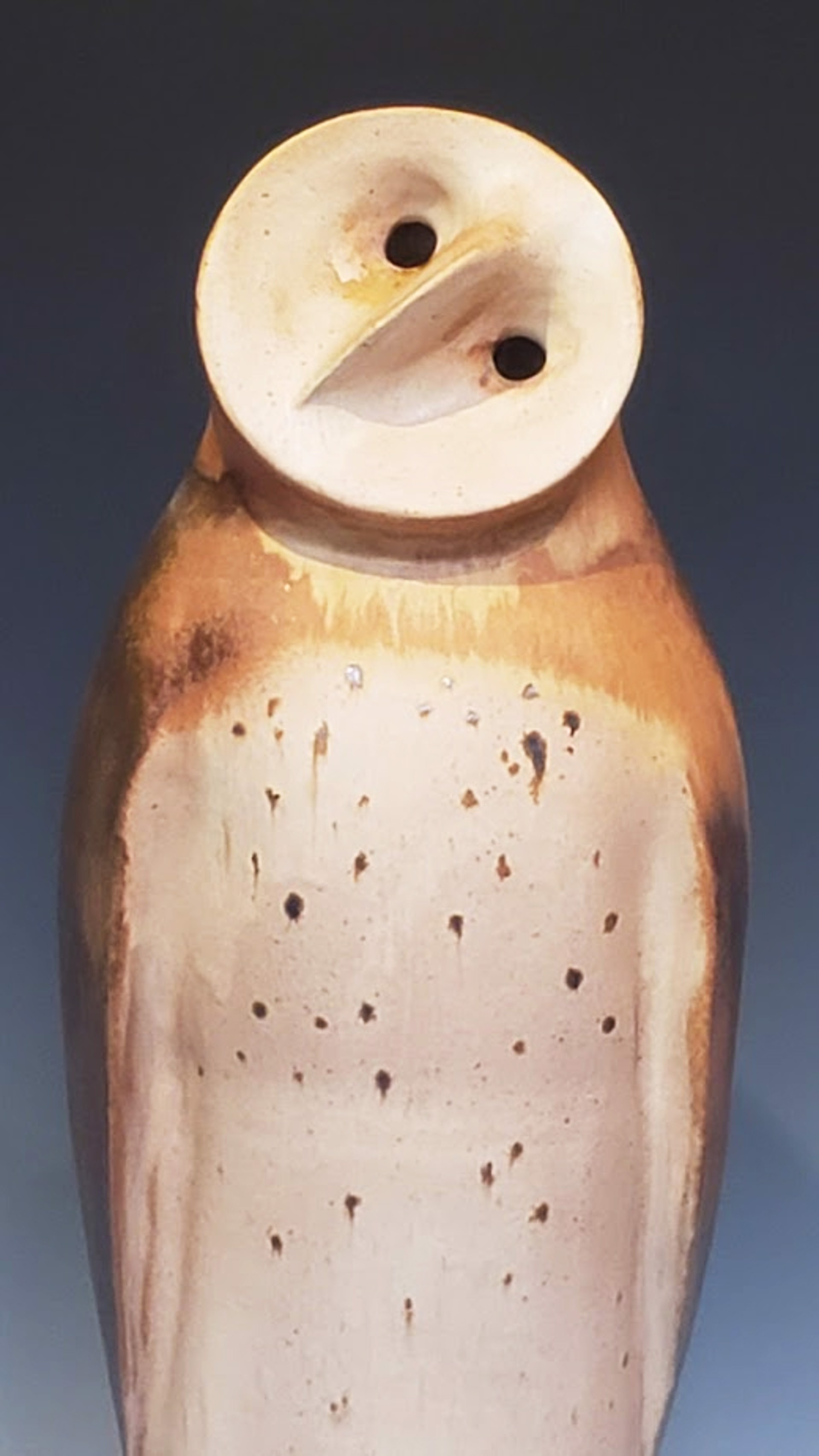 Owl Kachina ~ Sculpted and Thrown Ceramic by Heath Krieger