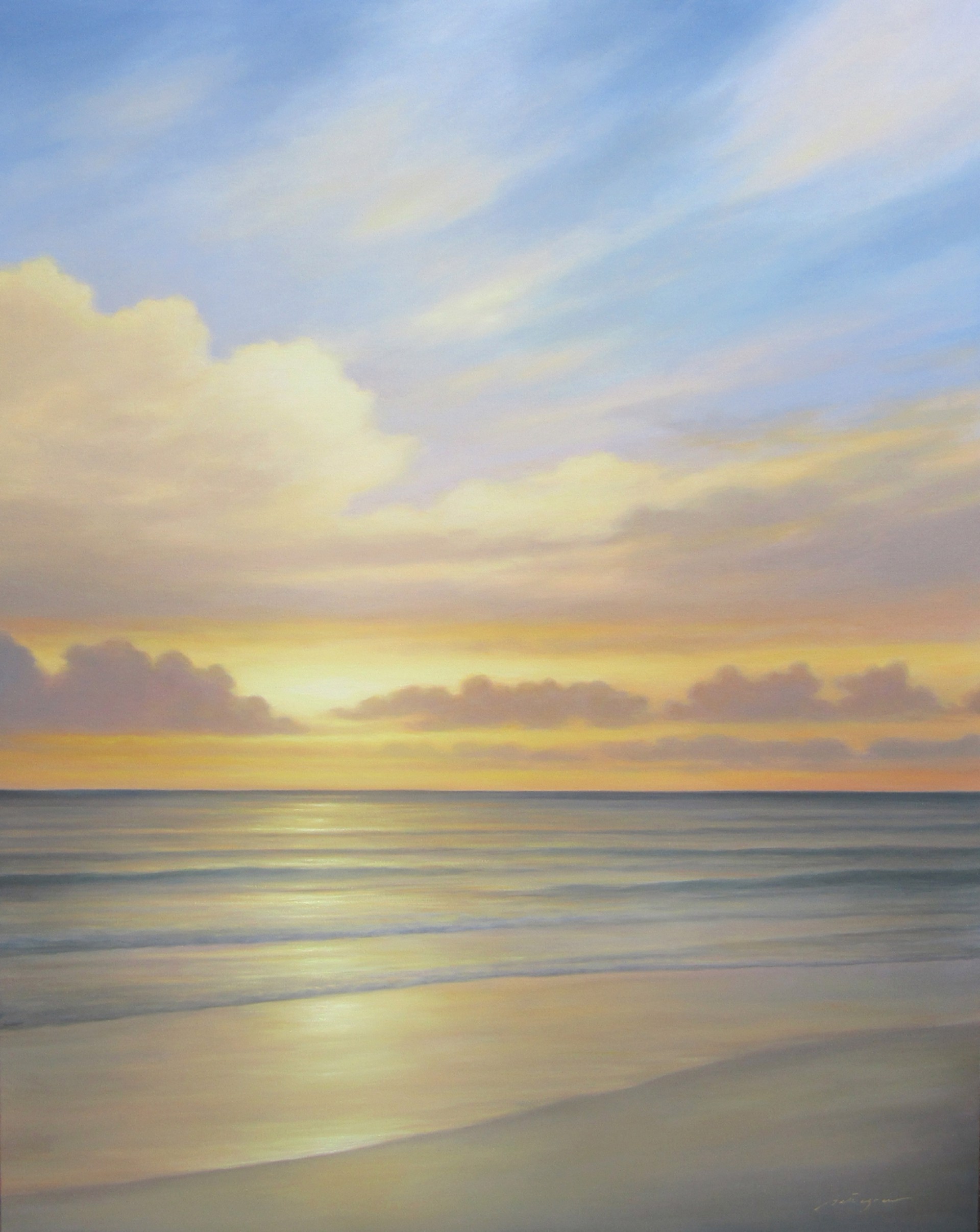 Gulf Sunset by Peter Pettegrew