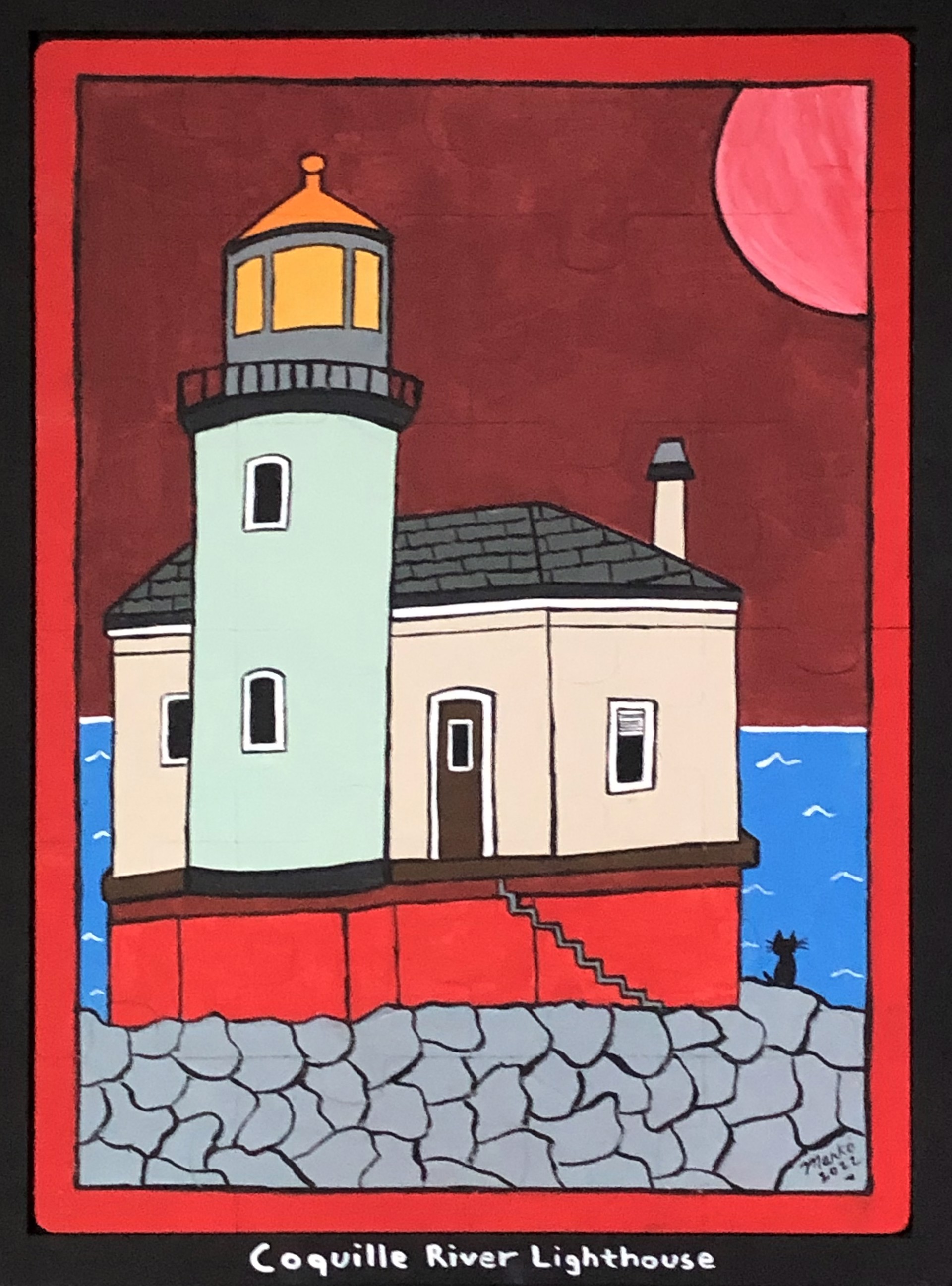 Coquille River Lighthouse by Mark O'Malley