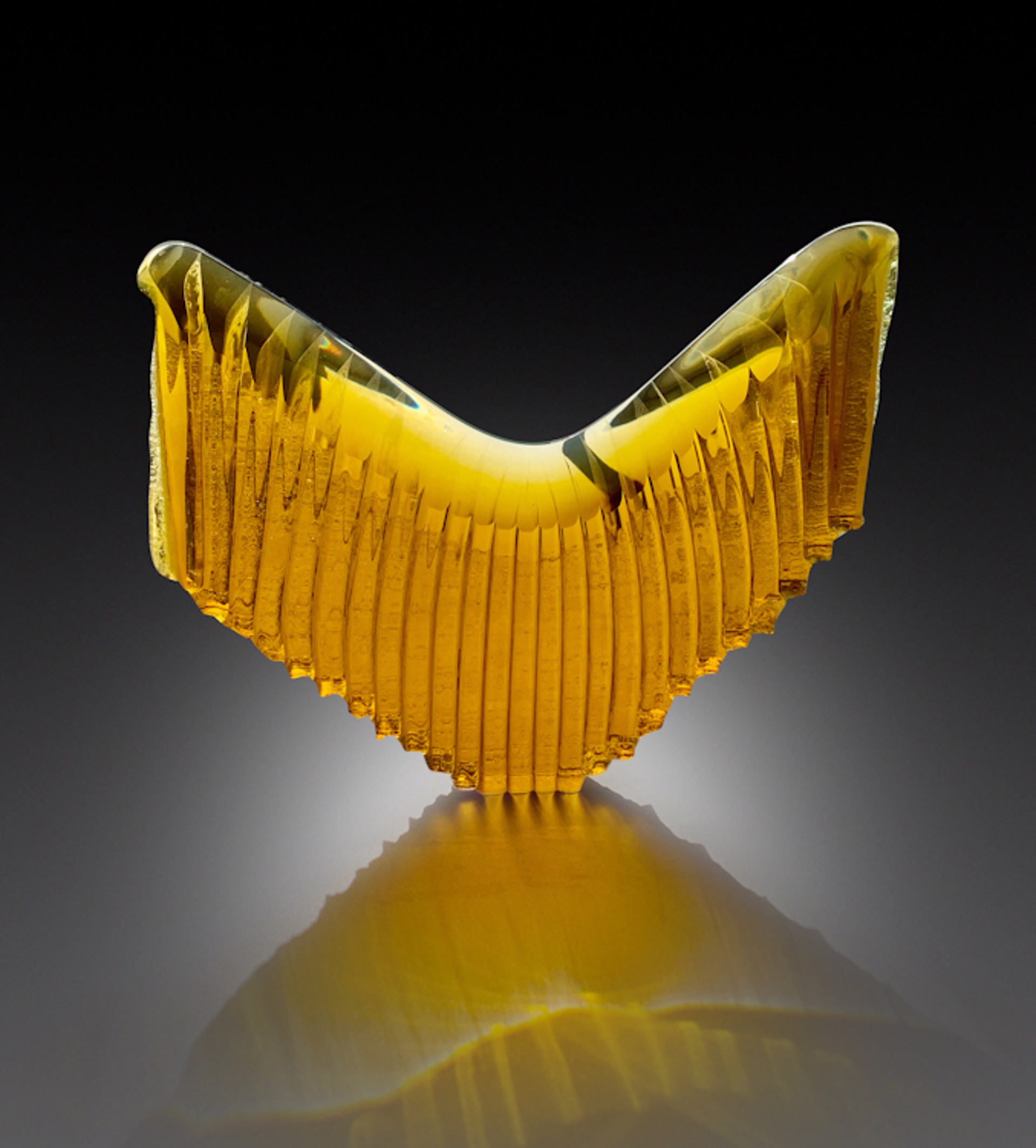 Gold Feather by Alex Bernstein