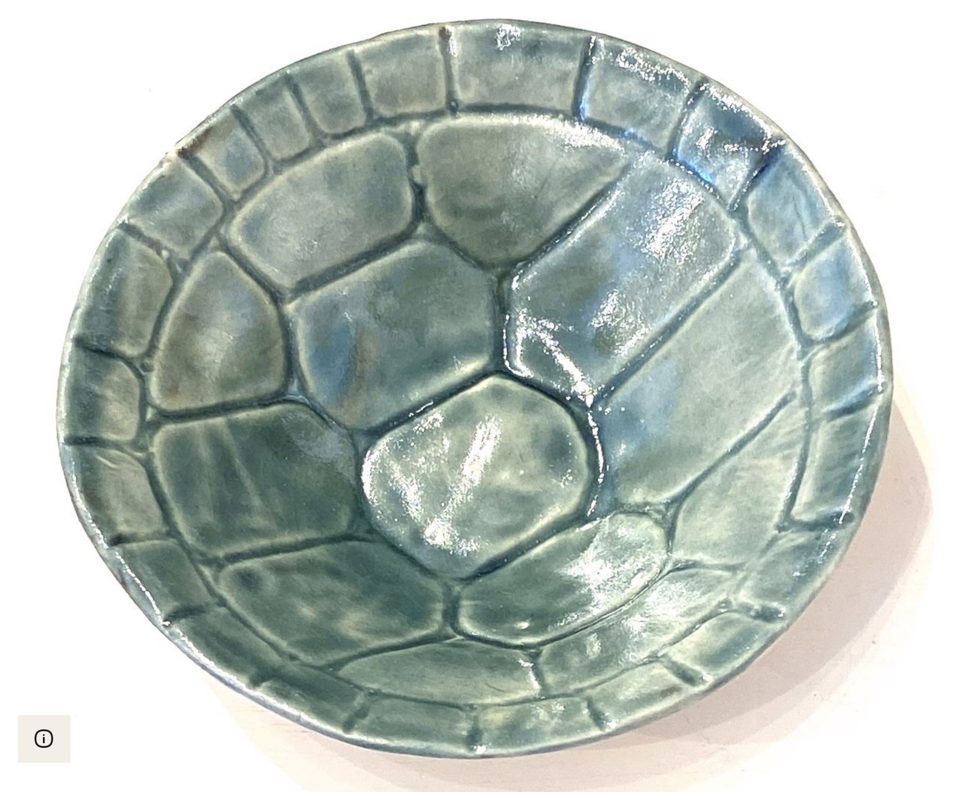 Turtle Carapace Dish by Barbara Bergwerf, Ceramics