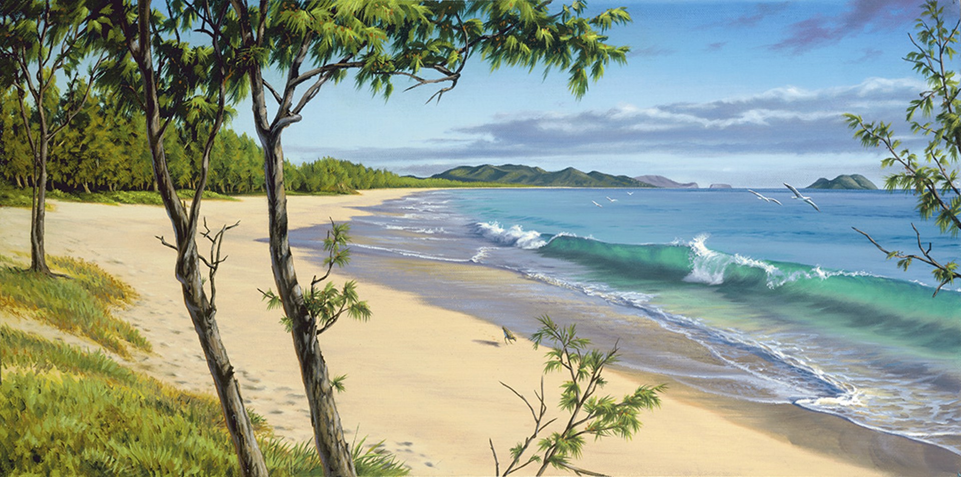 Waimānalo Shorebreak by Patrick Ching