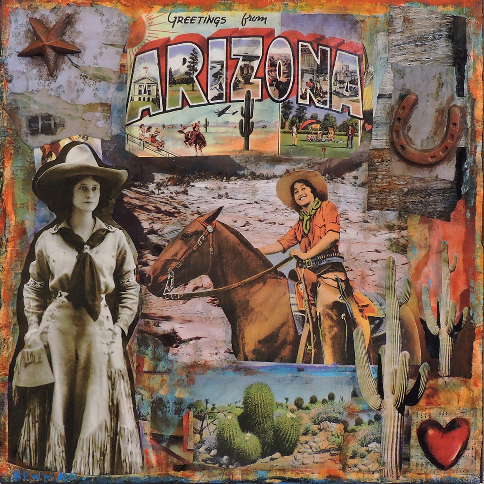 Arizona Cowgirls by Dave Newman
