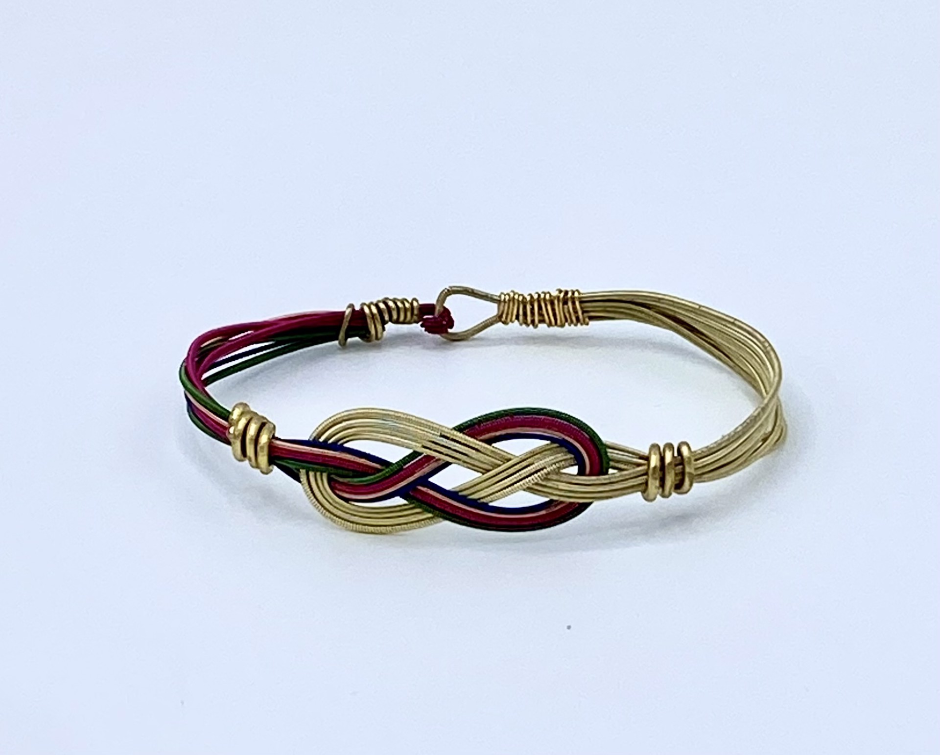 Guitar String Color Knot Bracelet by String Thing Designs