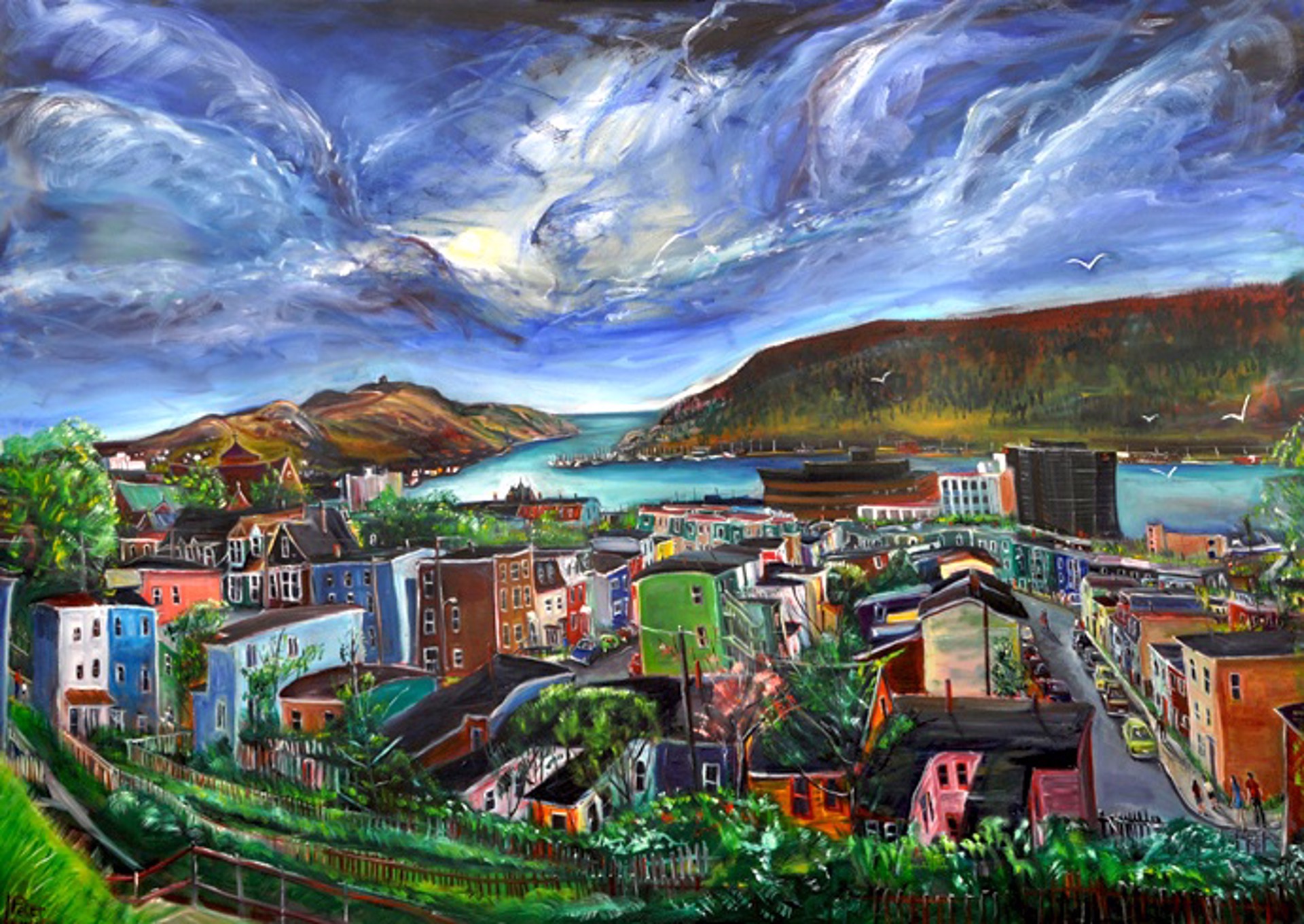 The Old City by Peter Lewis