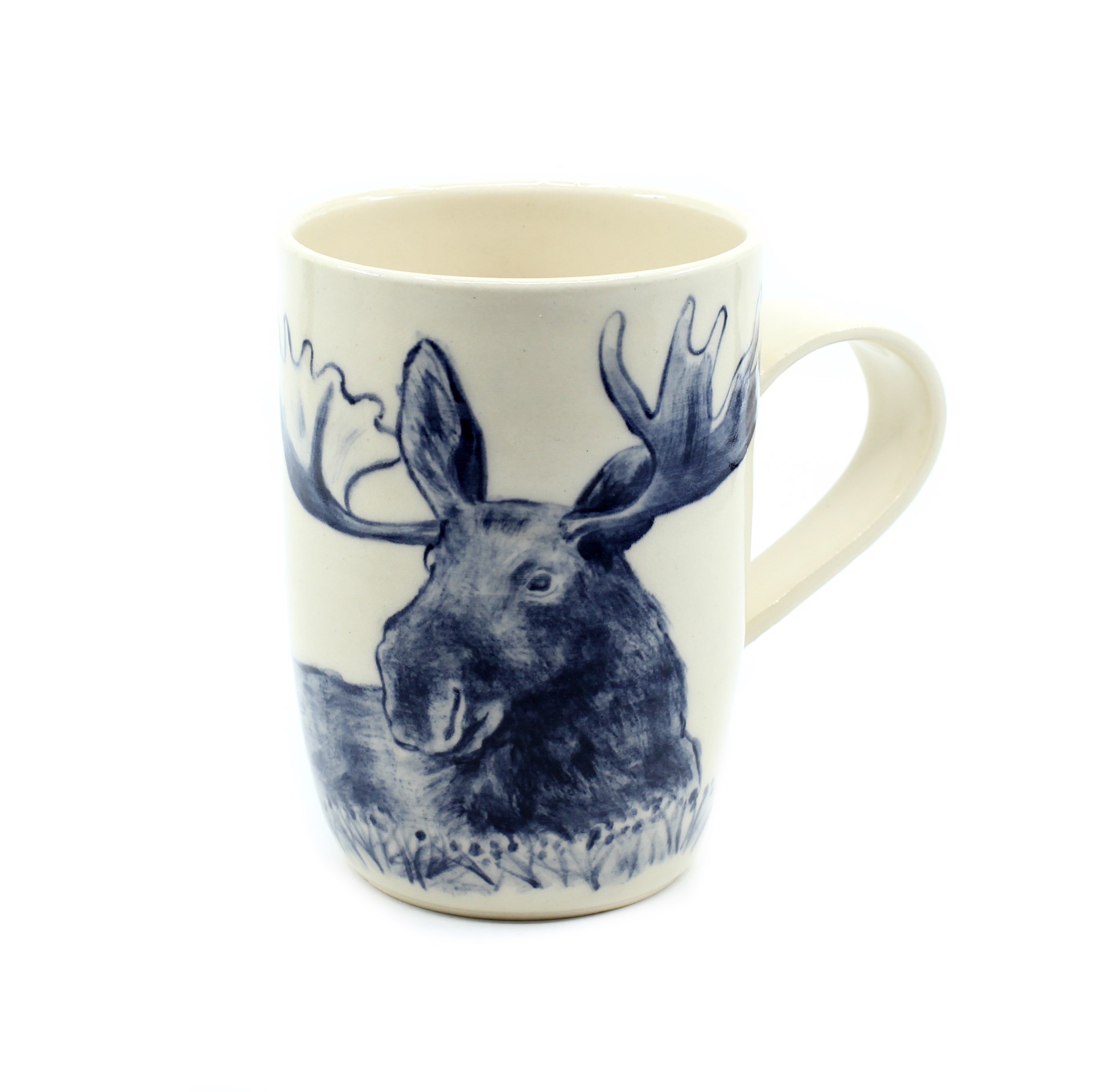 Moose Mug by Kat Kinnick