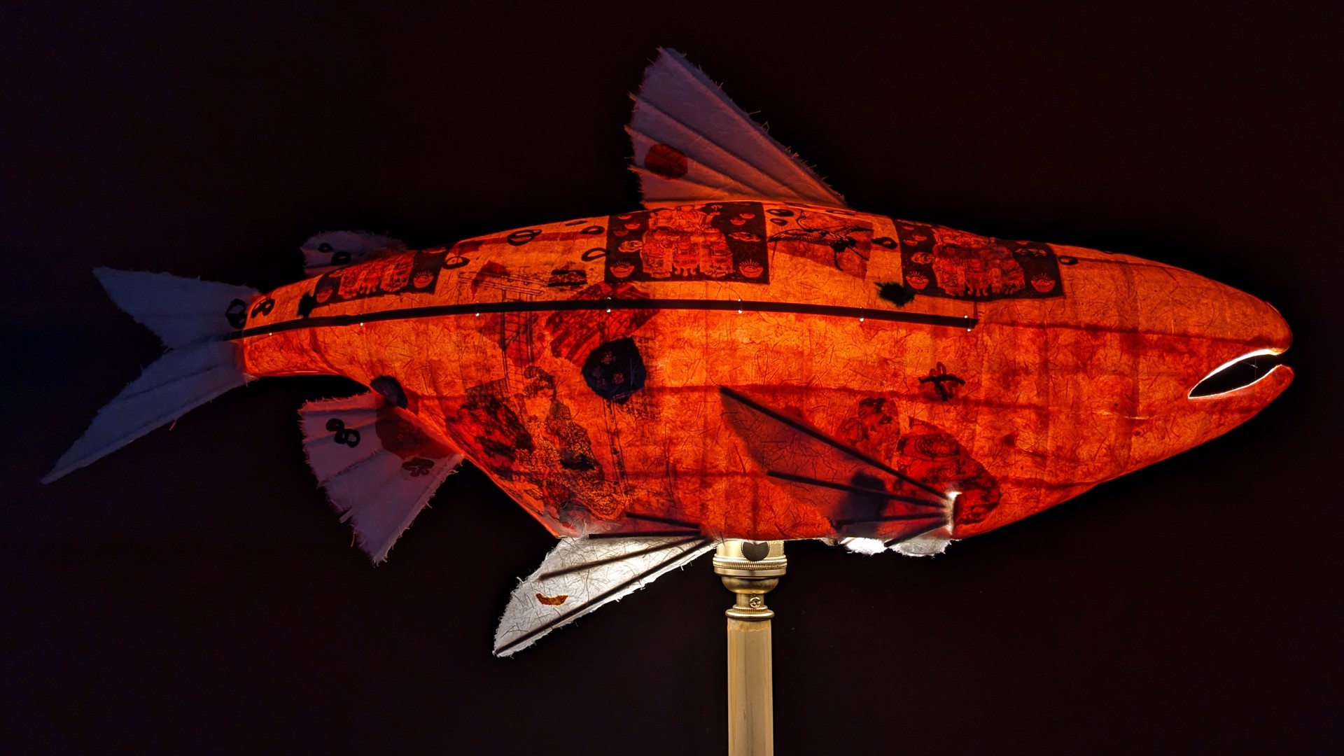 Red Prayer Salmon by Elaine Hanowell