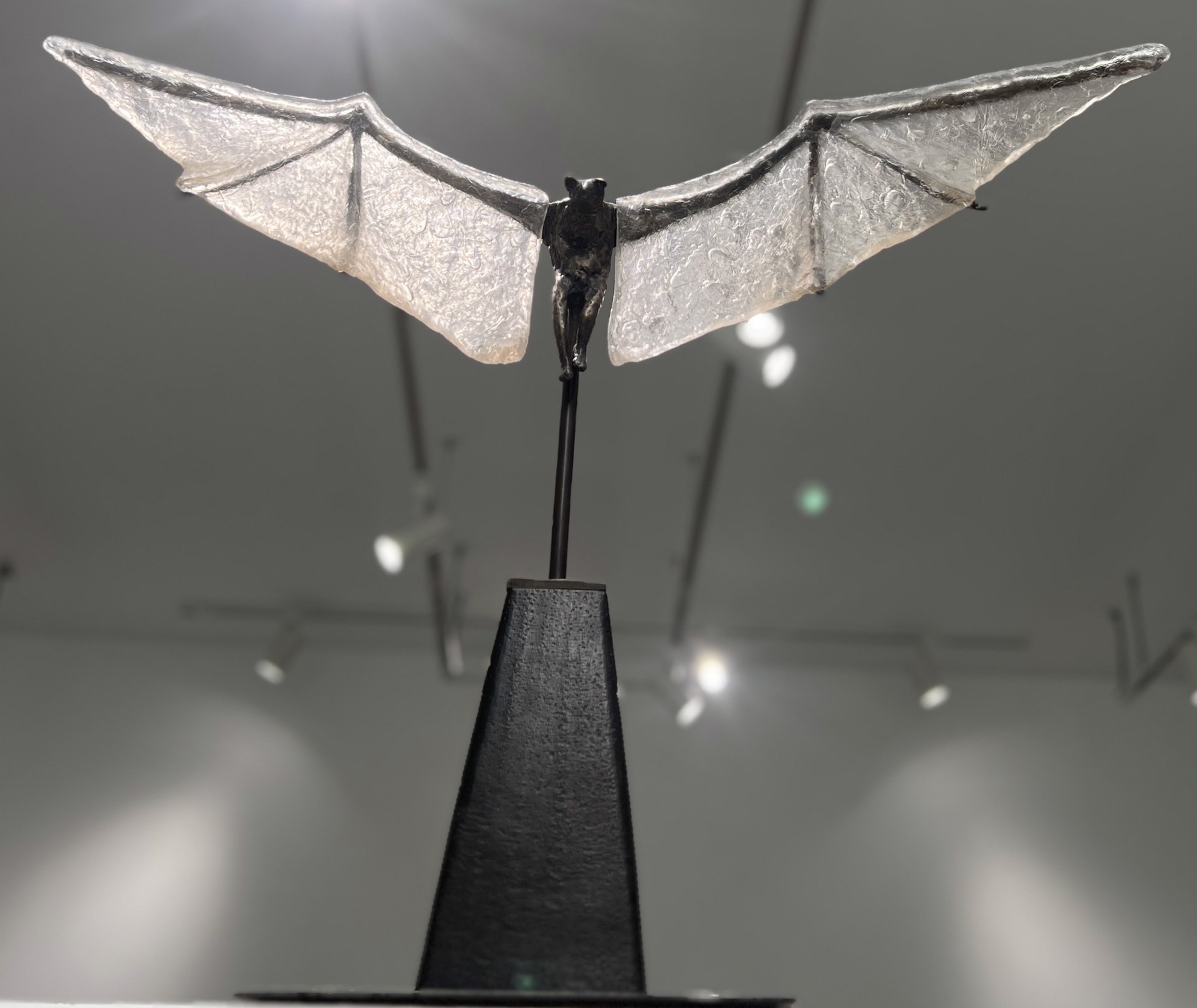 Bat with Glass Wings by Copper Tritscheller