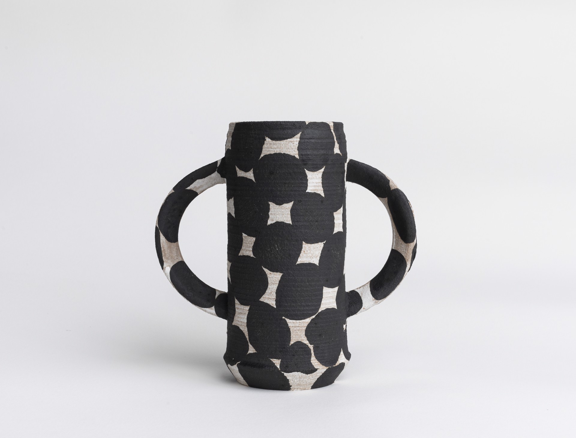 Dalmatian Vase III by Glory Day Loflin Ceramics