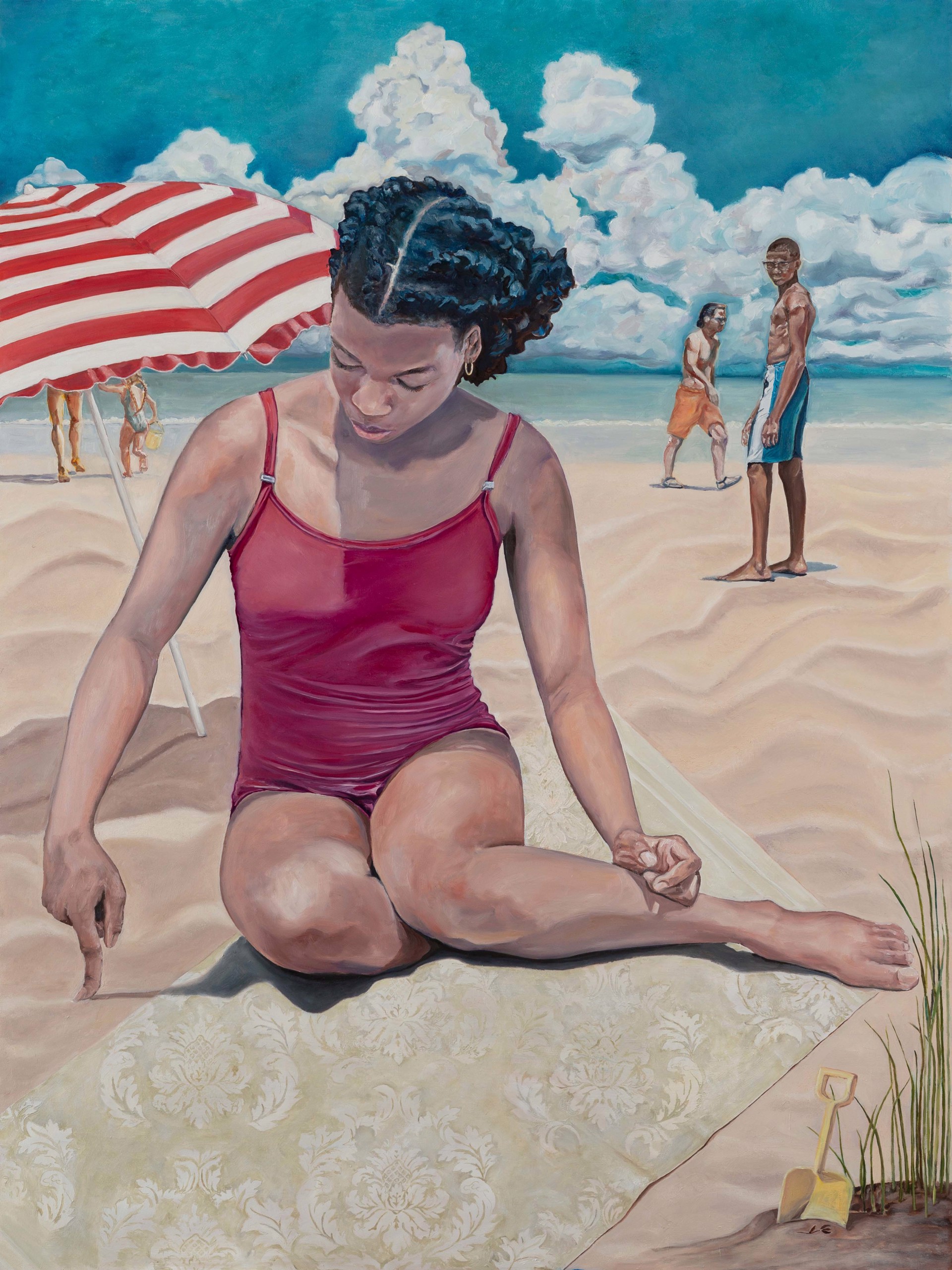 Writing In The Sand by Ayana Ross