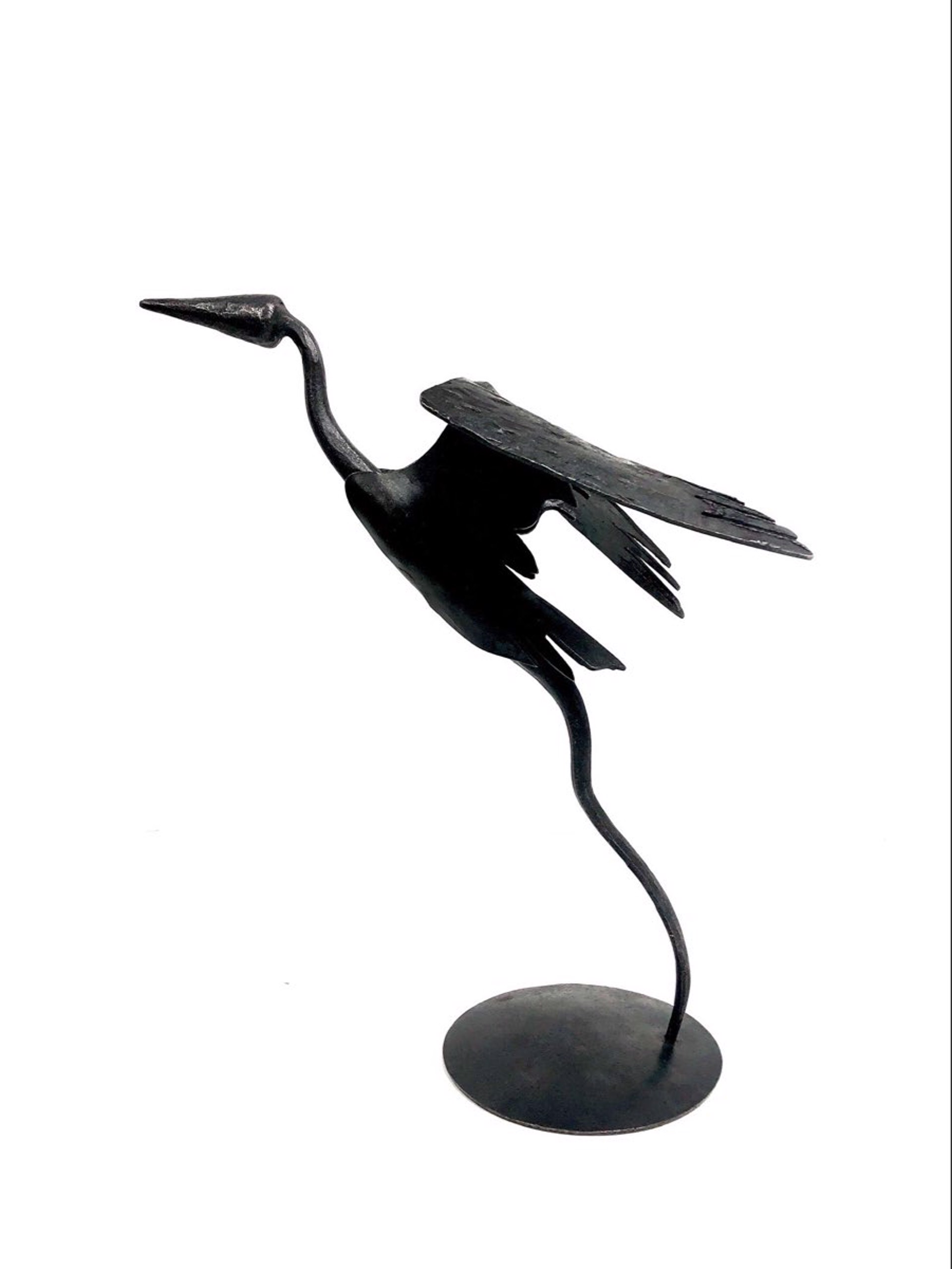 Winged Heron by Blackthorne Forge