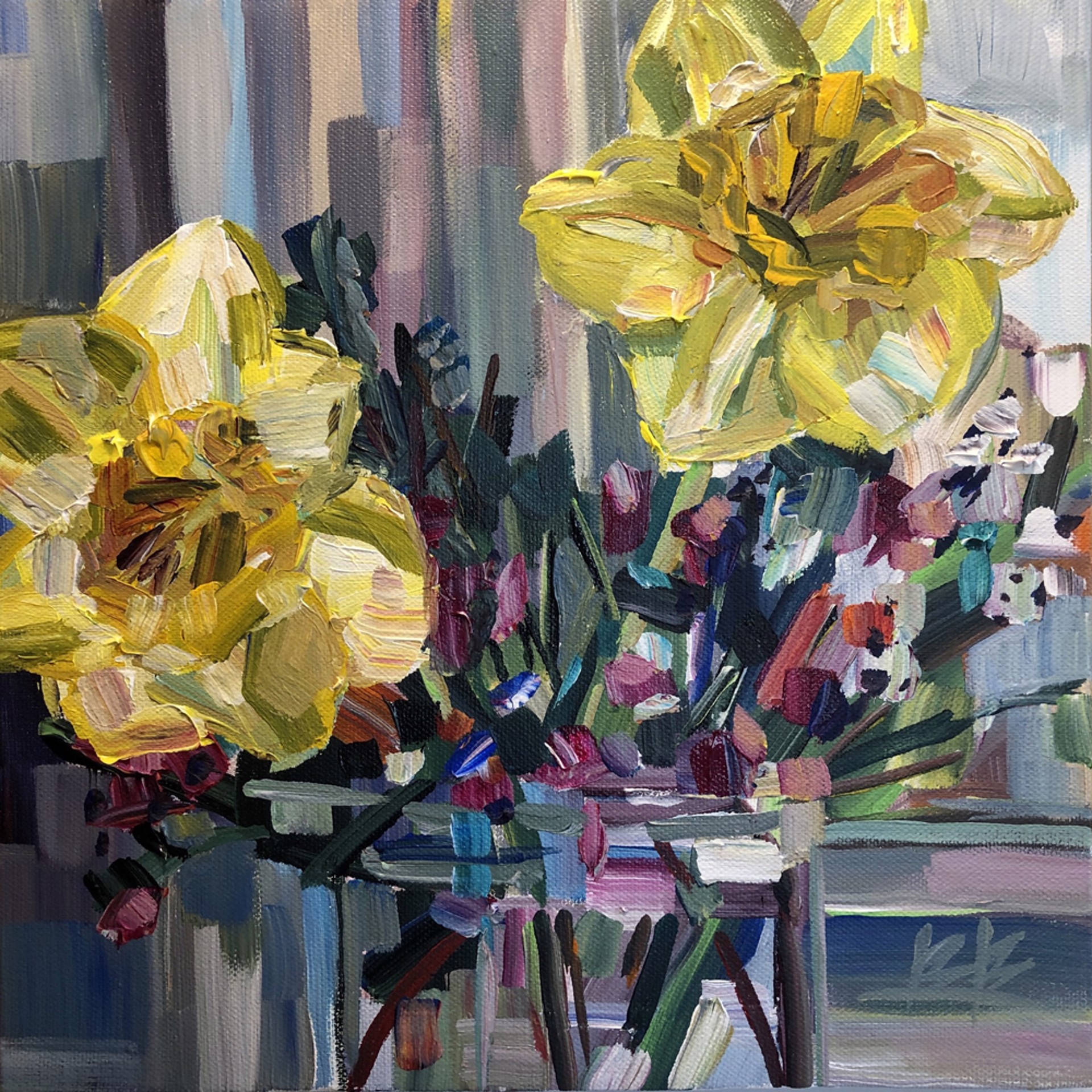Daffodils in My Window by Brooke Borcherding