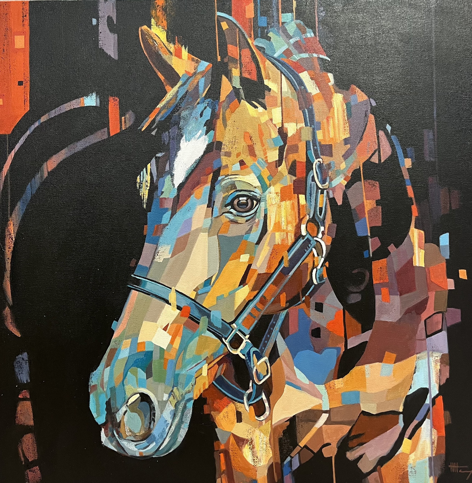 Harper Henry Abstract Horse Commission by Harper Henry