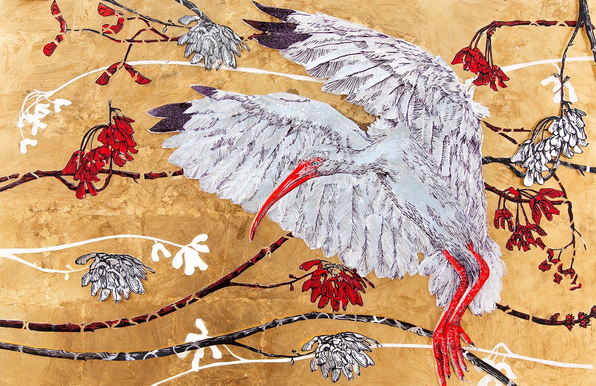 Spring Ibis by Pippin Frisbie-Calder