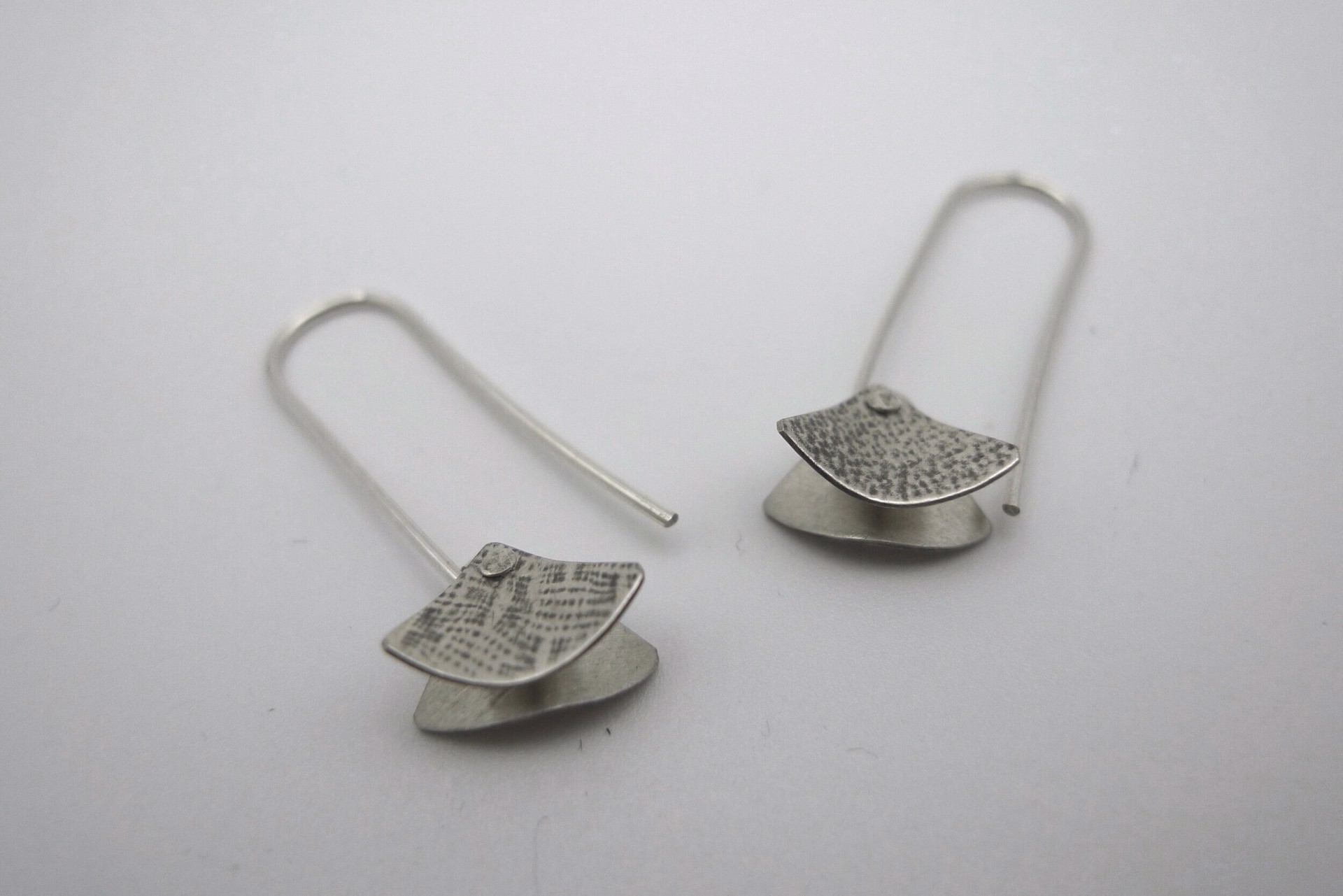 Fan Earrings by Erica Schlueter
