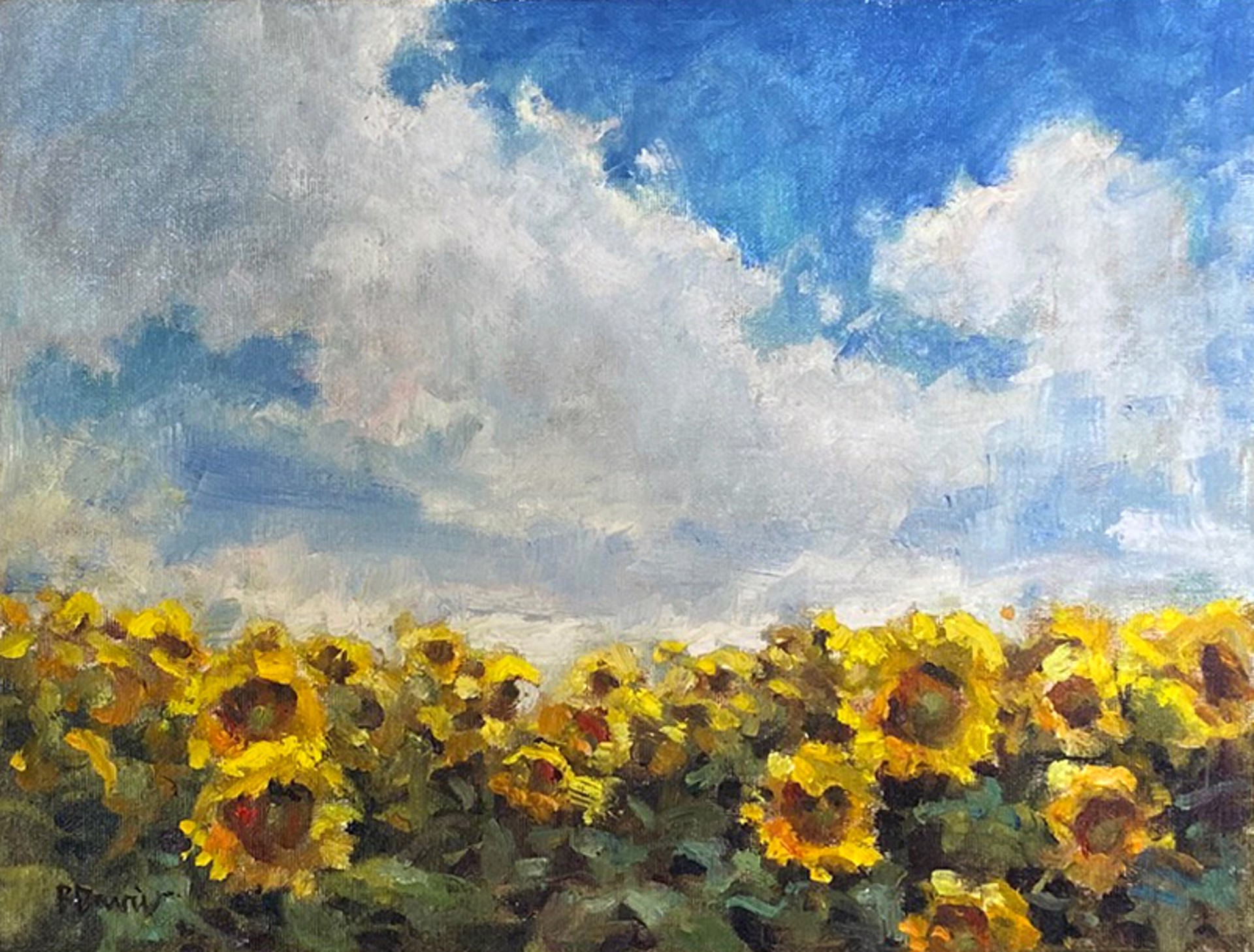 The Sunflowers by Barbara Davis