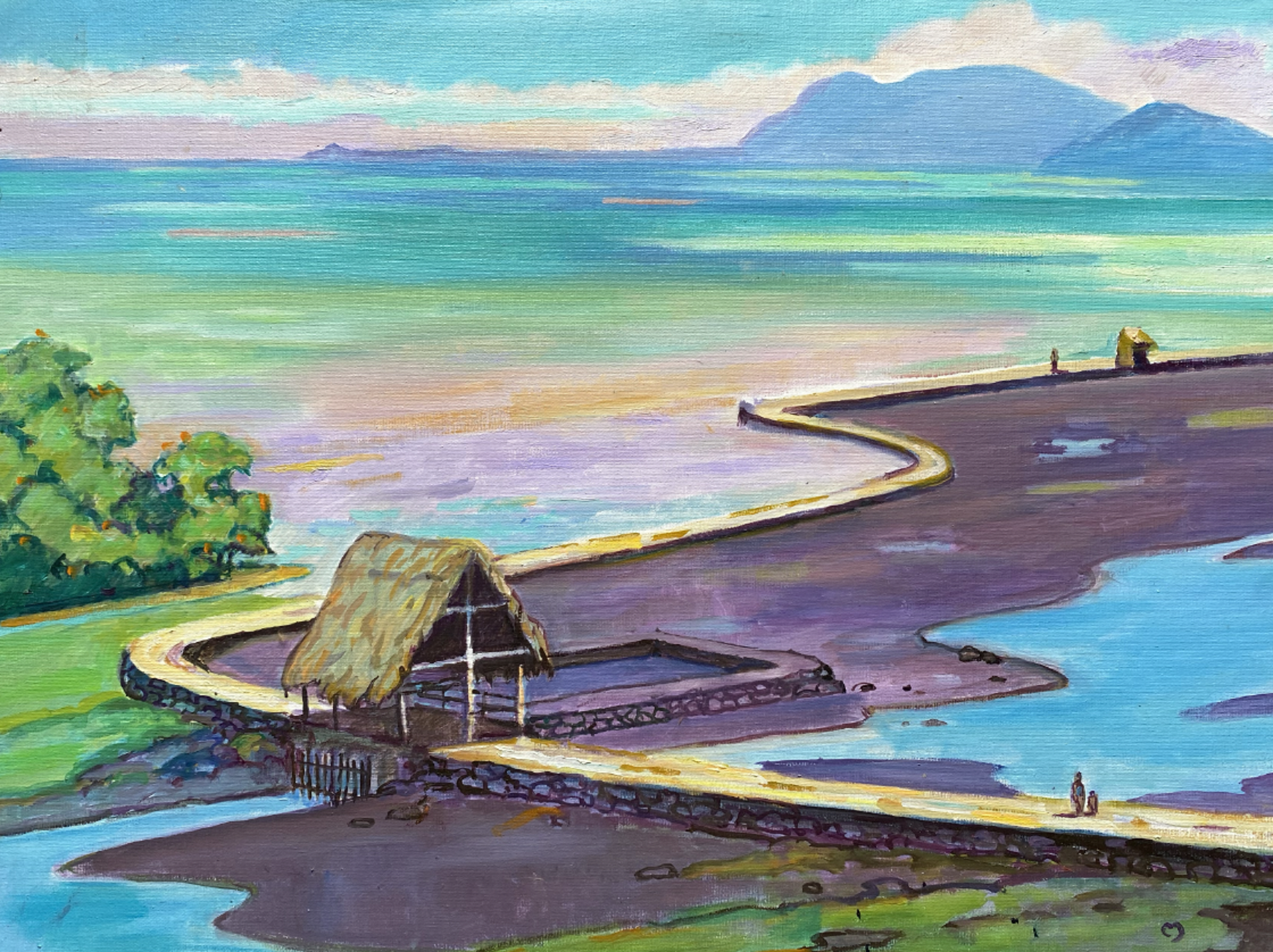Mākaha Fishpond Heʻeia by Dennis Morton