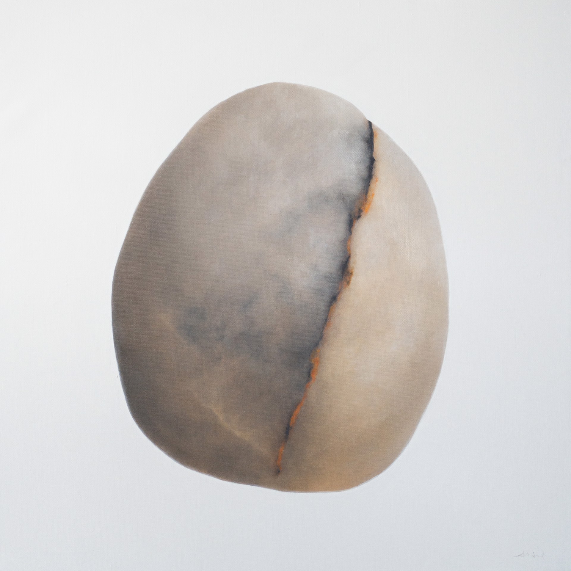 Amber Cracked Stone by Sarah Verardo