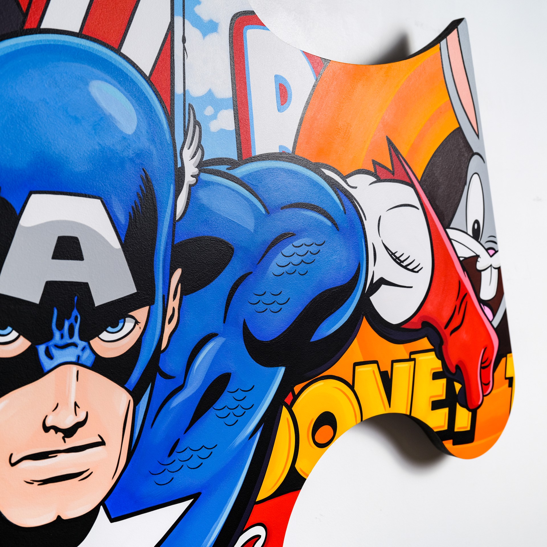 Captain America in NY - Puzzle by Boudro