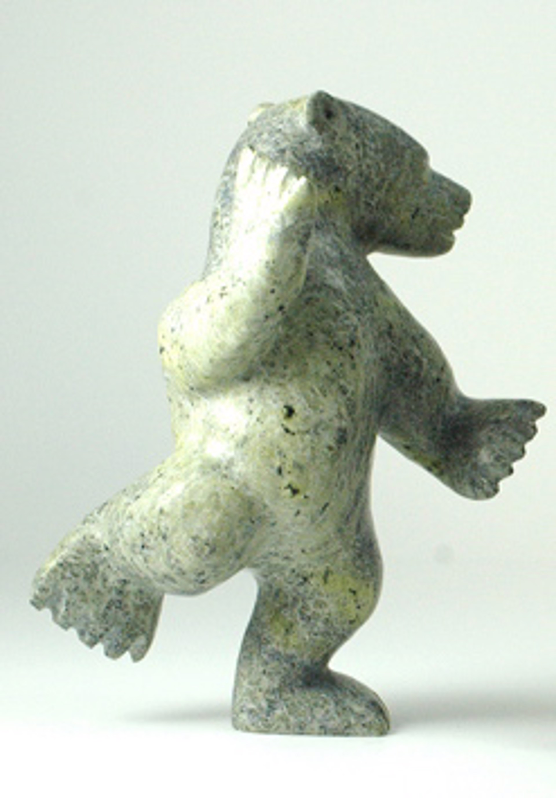 Inuit Dancing Bear by Pitseolak Qimirpik