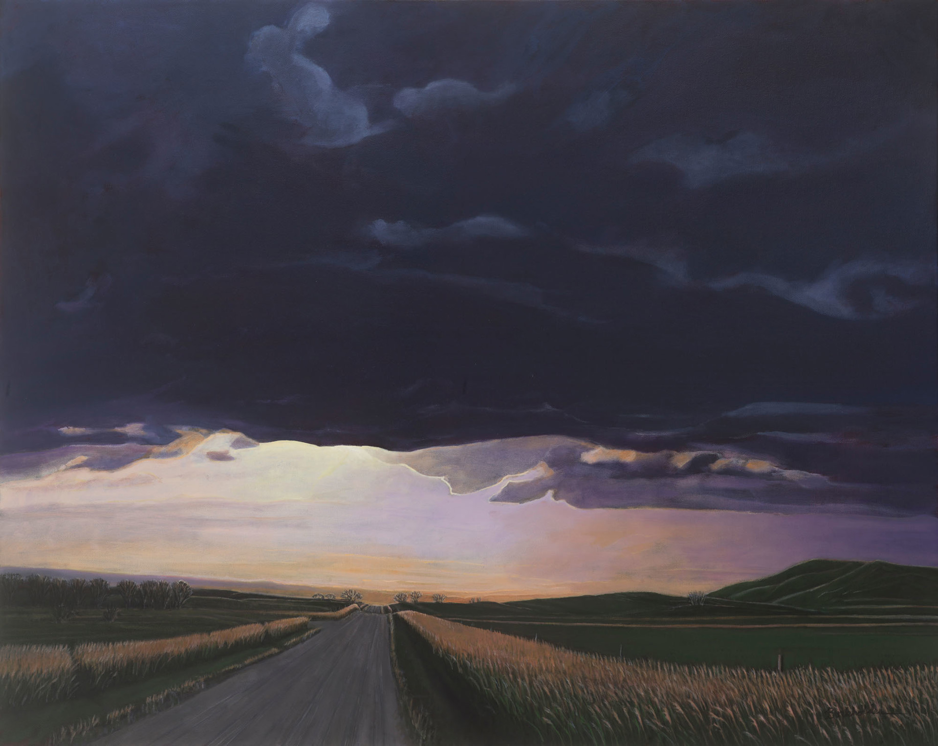 Horizon 1236 - "Sunset Southwest of Chadron" by Anne Burkholder