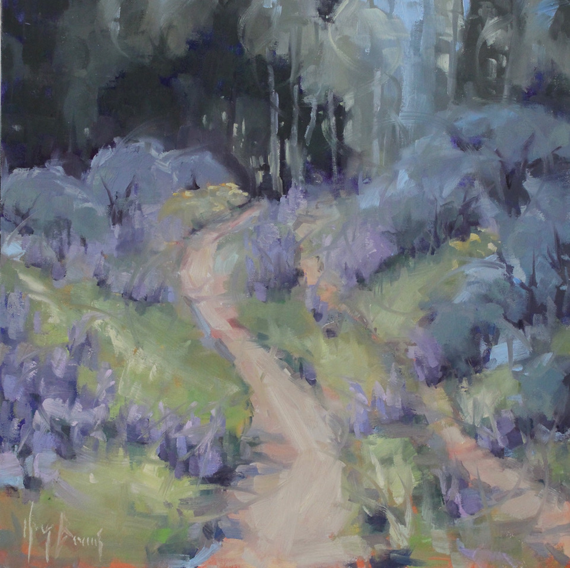 Day of Lupine & Sage by Kim Barrick